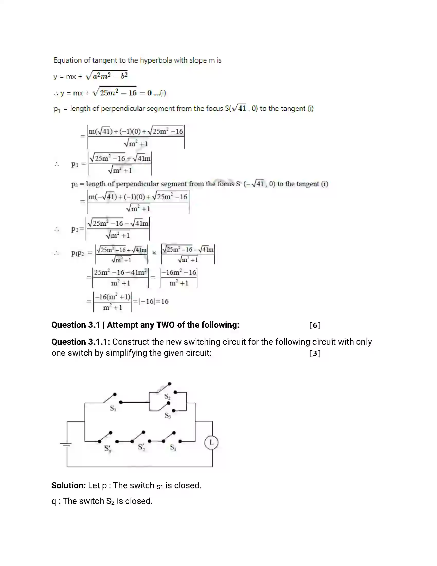 Maharashtra Board Class 12th 2012 Mathematics & Statistics - Oct 2012 Previous Year Paper 10