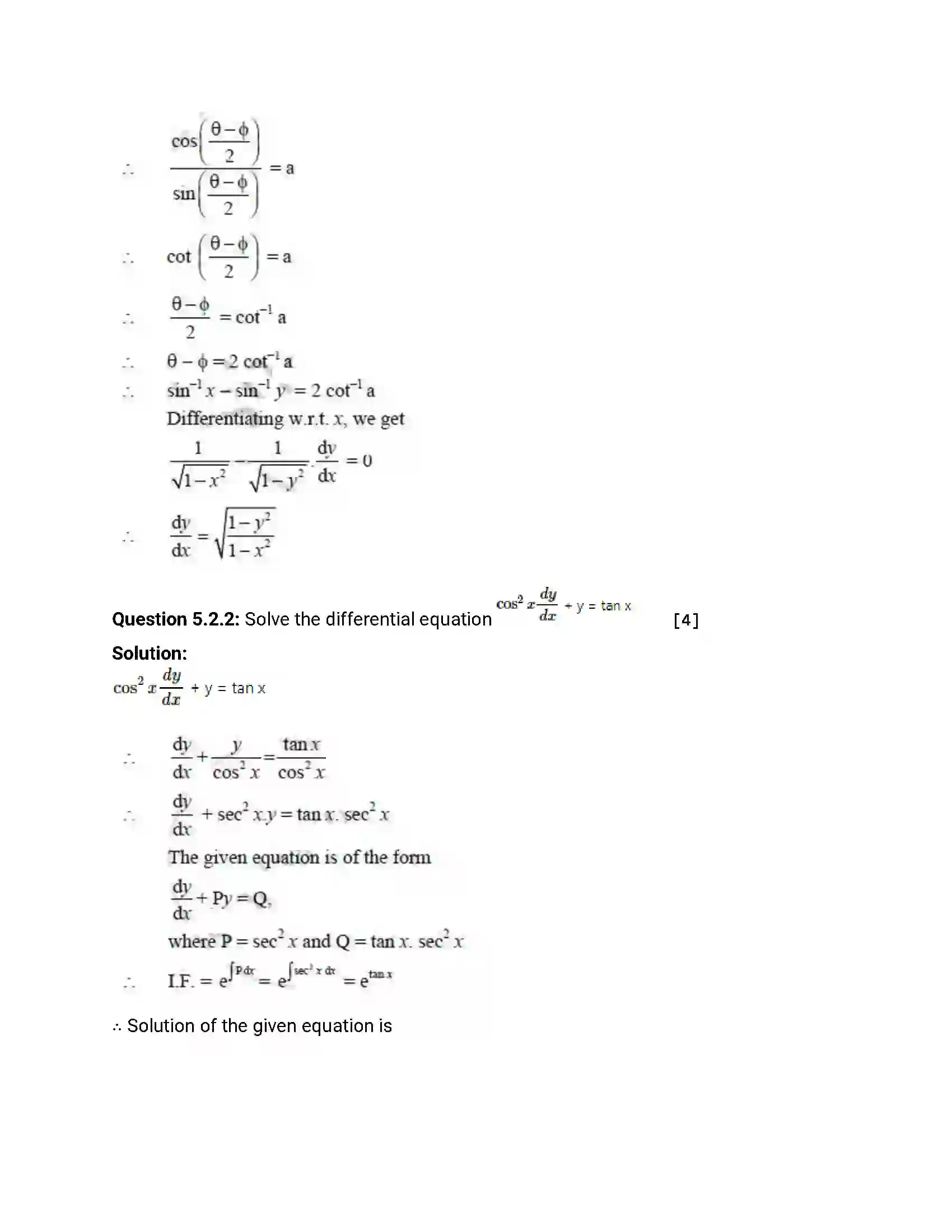 Maharashtra Board Class 12th 2012 Mathematics & Statistics - Oct 2012 Previous Year Paper 24