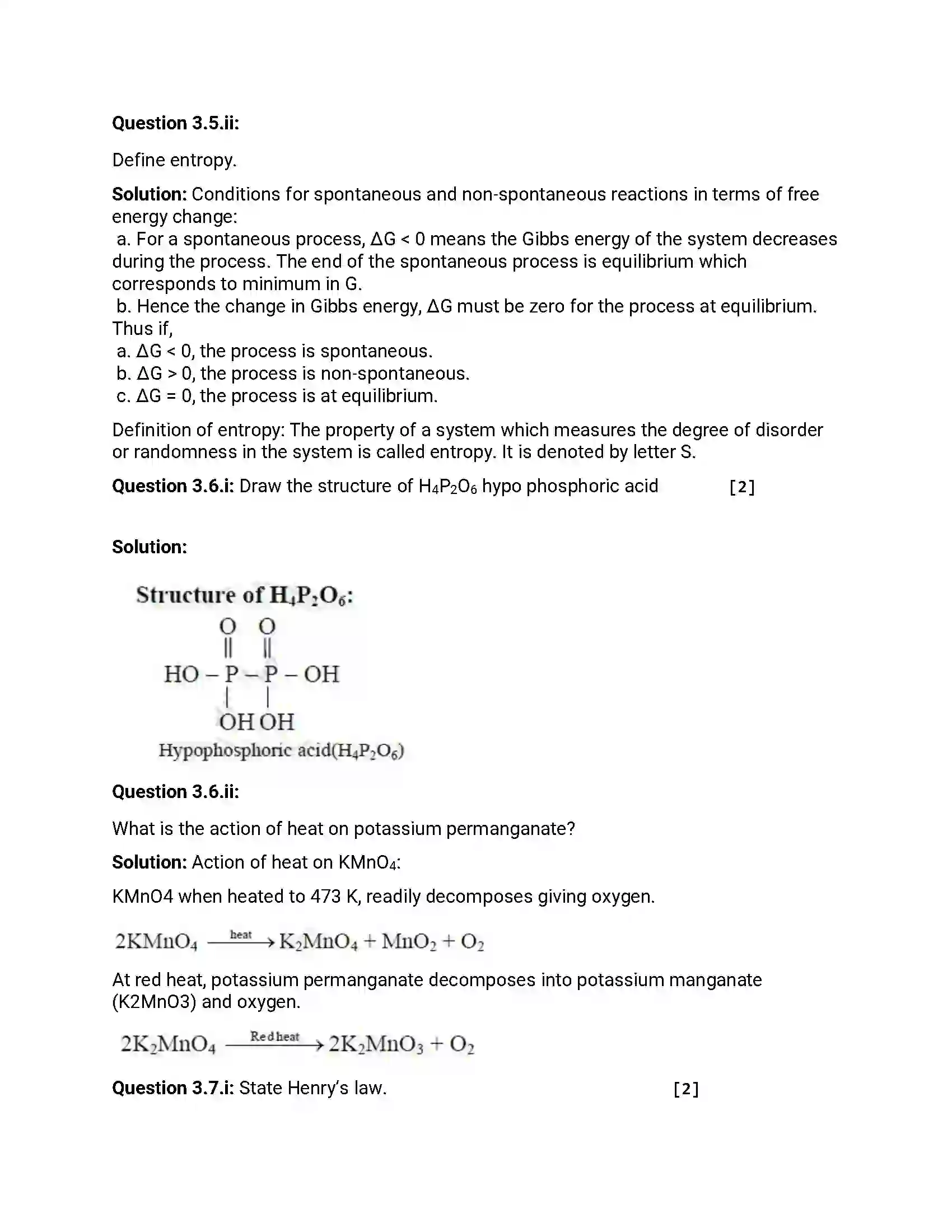 Maharashtra Board Class 12th 2012 Chemistry - Oct 2012 Previous Year Paper 9