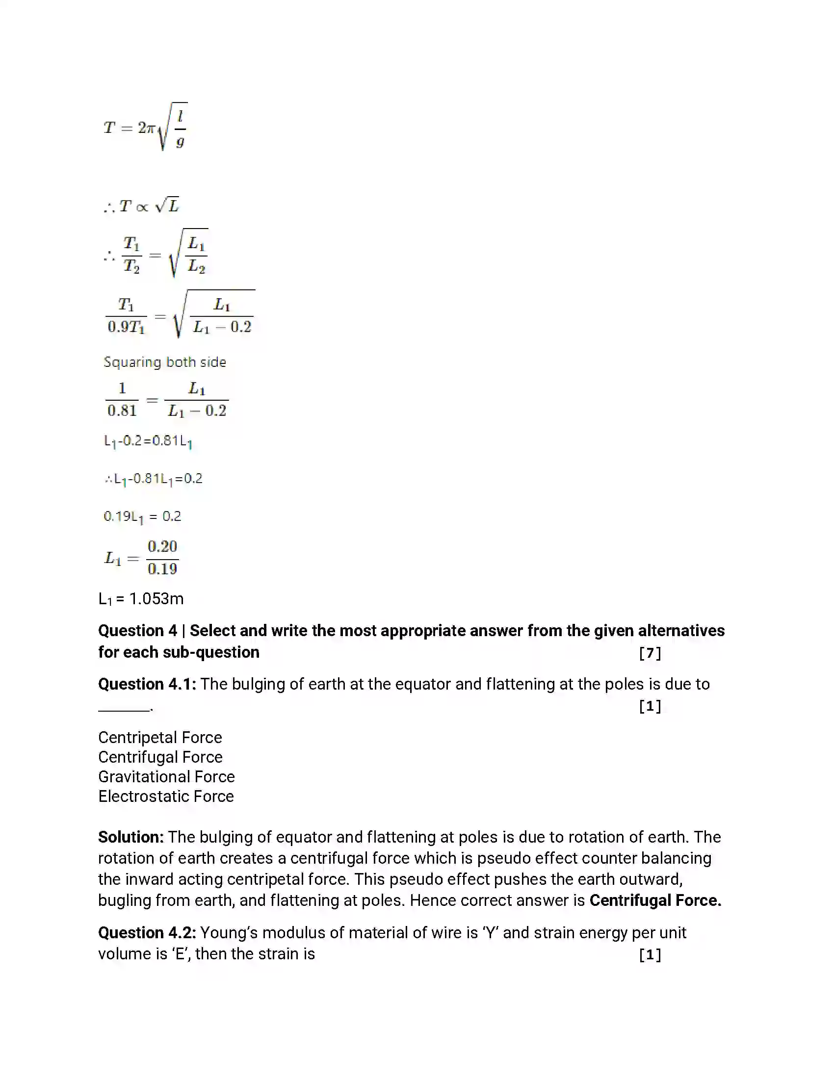 Maharashtra Board Class 12th 2014 Physics - March 2014 Previous Year Paper 14