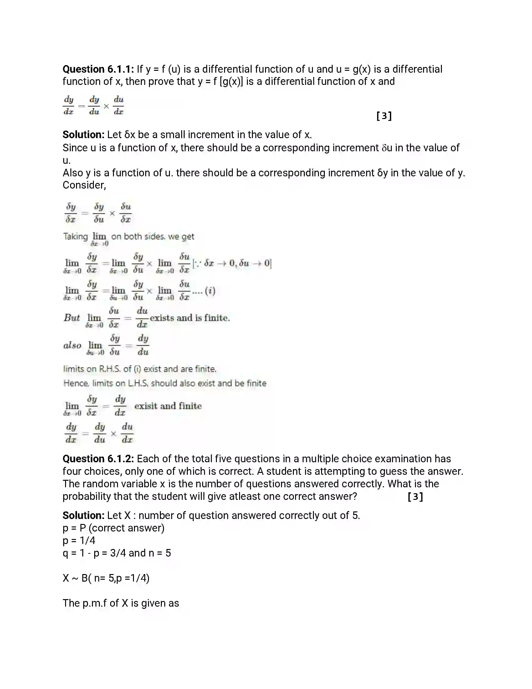 Maharashtra Board Class 12th 2014 Mathematics & Statistics - Oct 2014 Previous Year Paper 28
