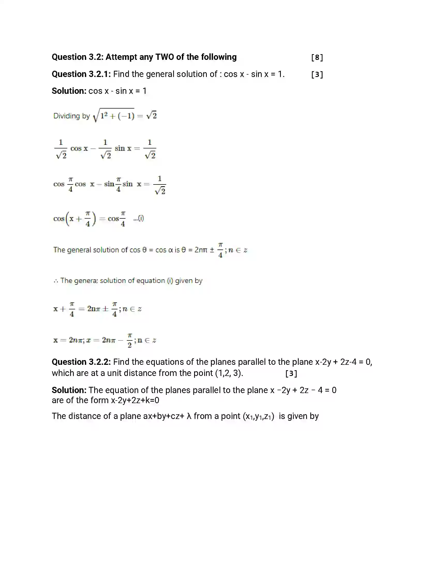 Maharashtra Board Class 12th 2015 Mathematics & Statistics - March 2015 Previous Year Paper 14