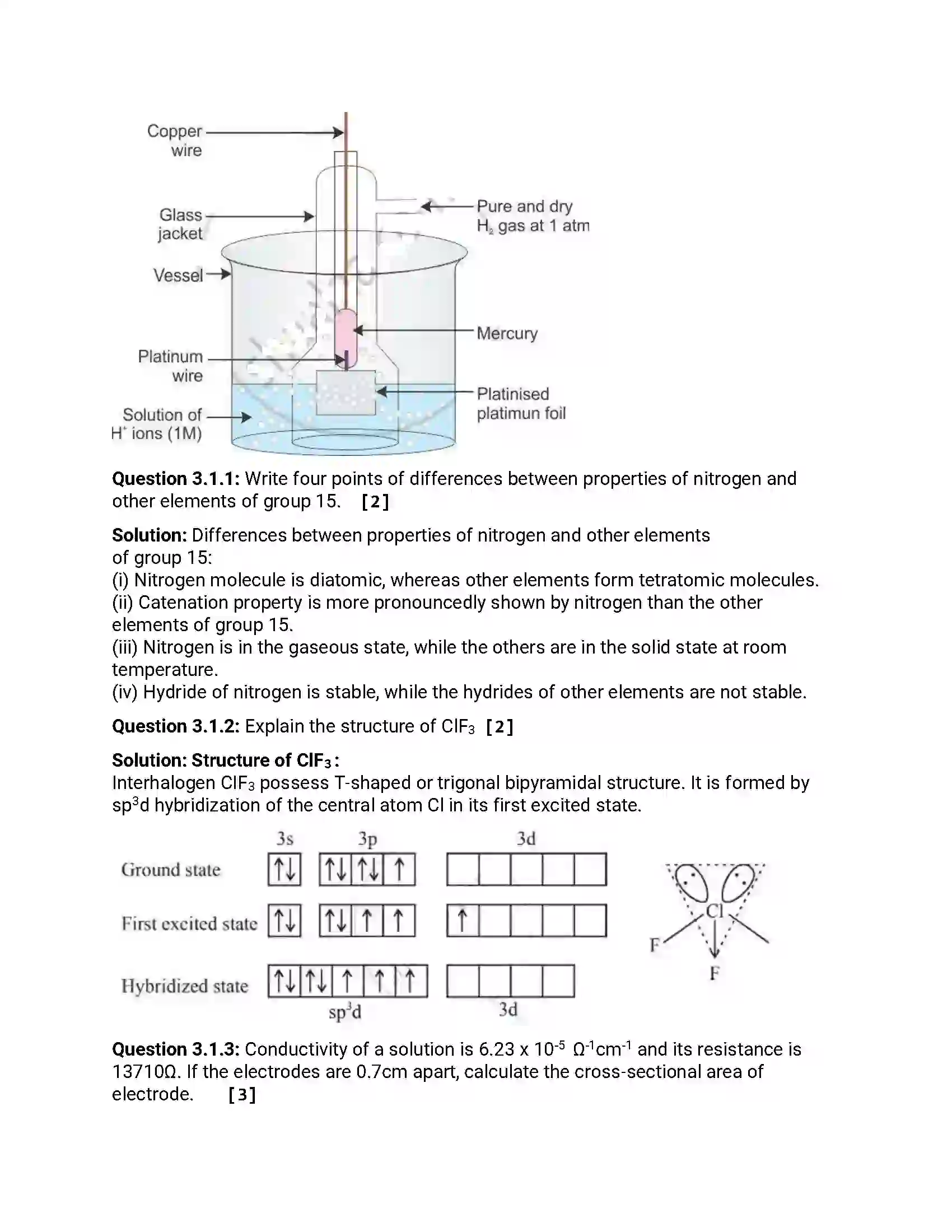 Maharashtra Board Class 12th 2016 Chemistry - March 2016 Previous Year Paper 8