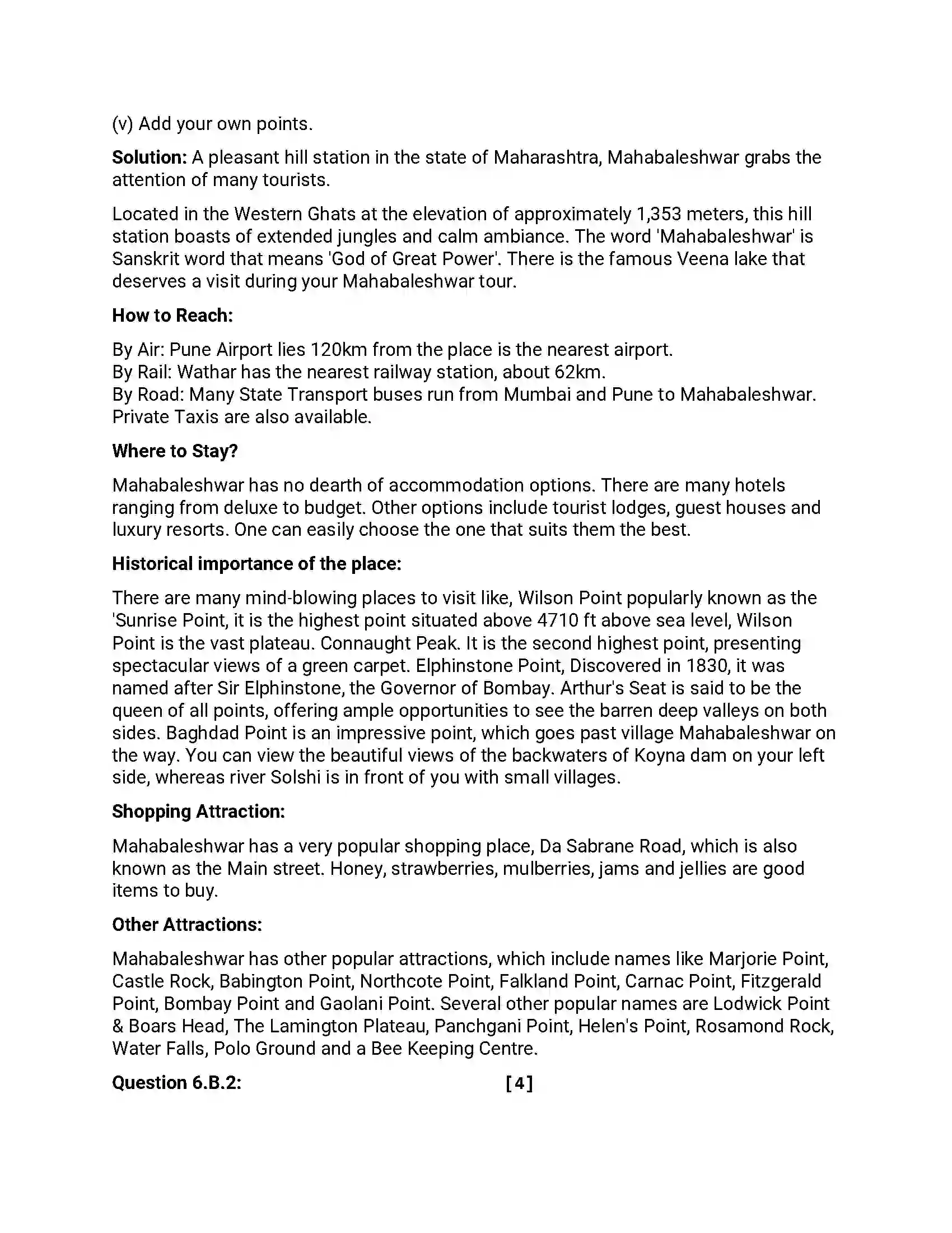 Maharashtra Board Class 12th 2016 English - March 2016 - Set-C Previous Year Paper 14