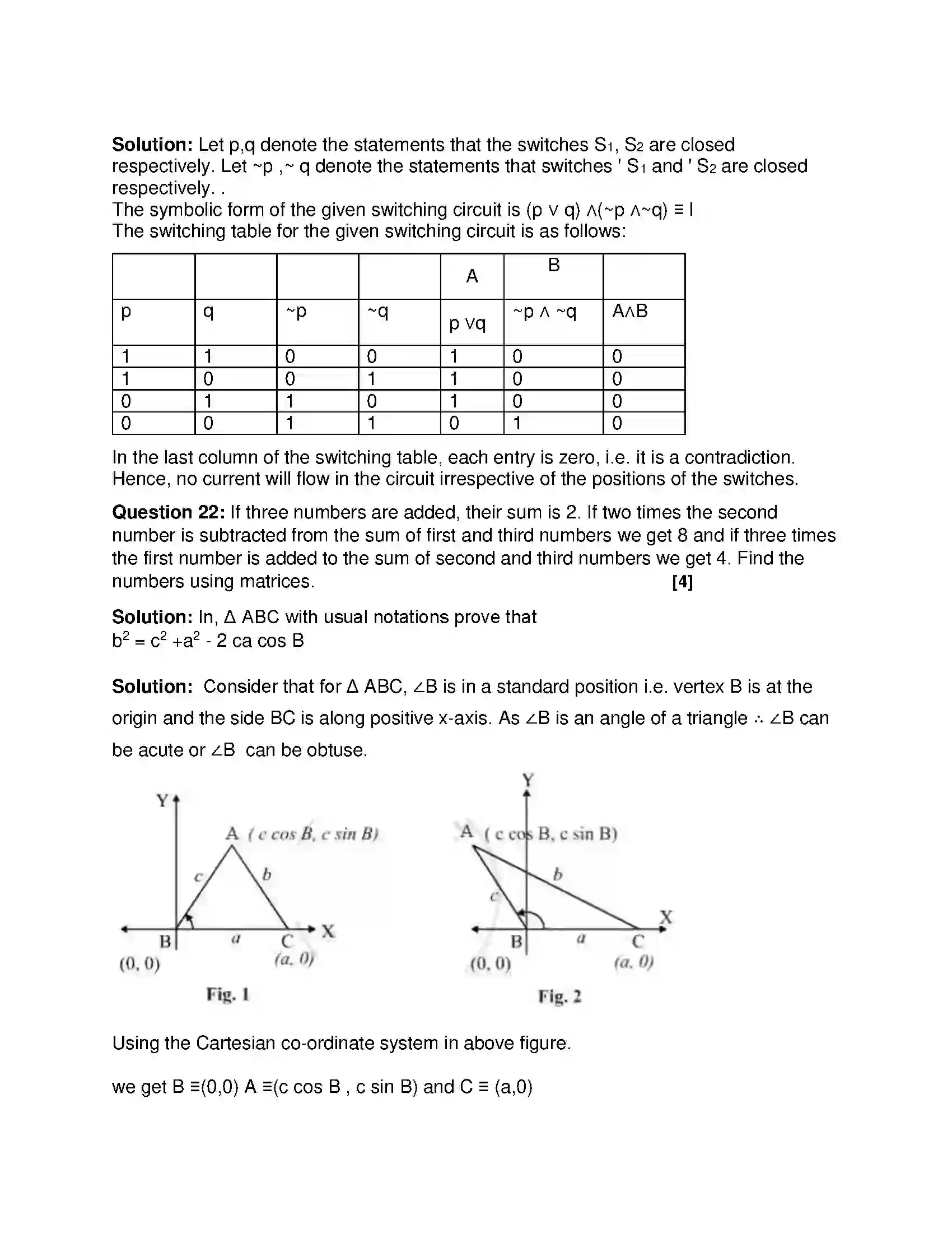 Maharashtra Board Class 12th 2019 Mathematics & Statistics - Feb 2019 - Set-1 Previous Year Paper 14
