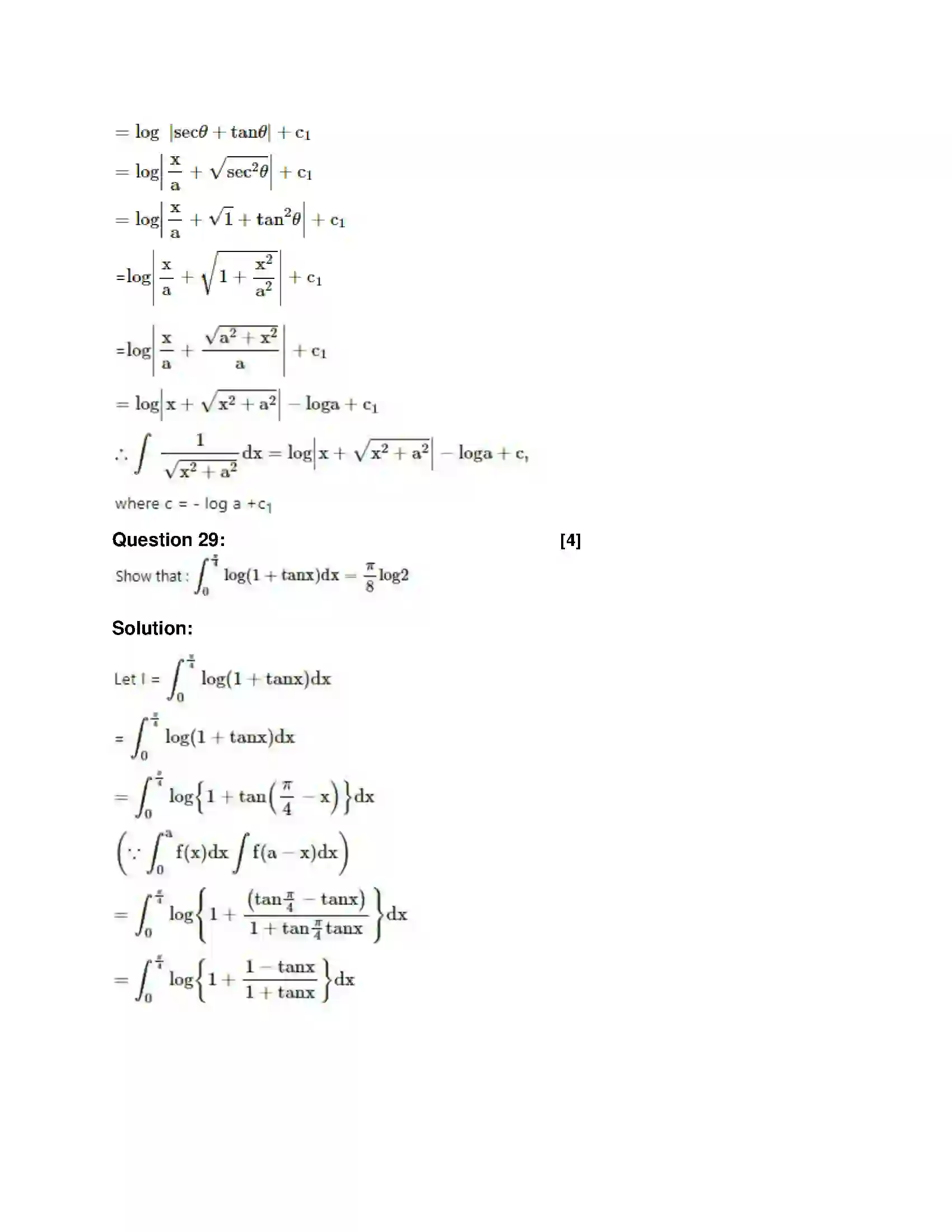 Maharashtra Board Class 12th 2019 Mathematics & Statistics - Feb 2019 - Set-1 Previous Year Paper 21