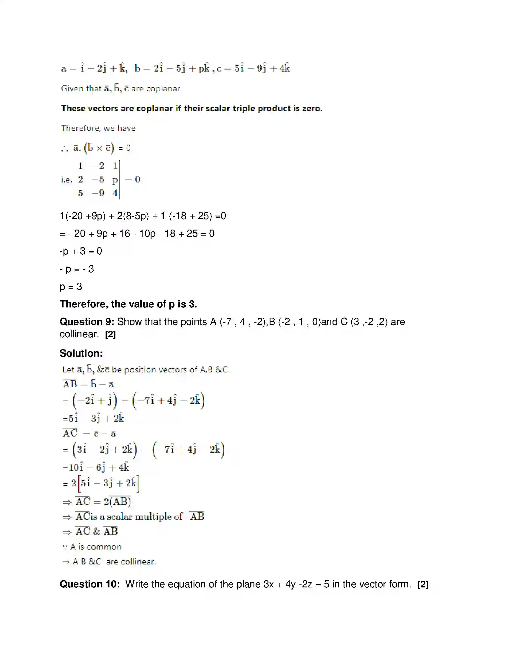 Maharashtra Board Class 12th 2019 Mathematics & Statistics - Feb 2019 - Set-1 Previous Year Paper 5