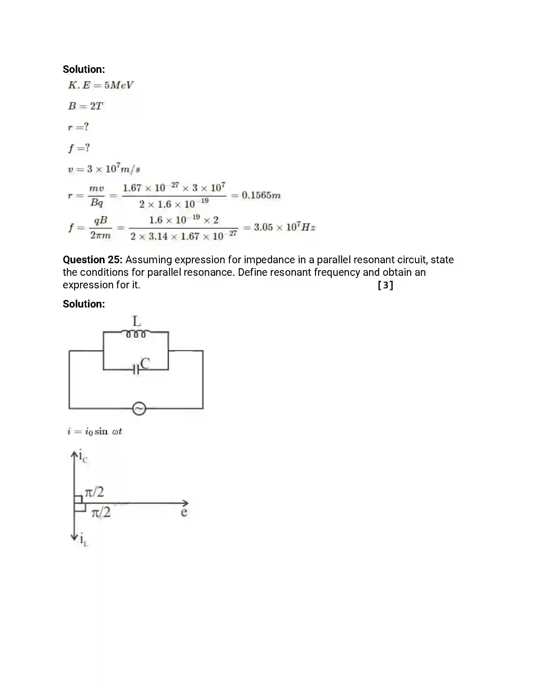 Maharashtra Board Class 12th 2019 Physics - Feb 2019 - Set-1 Previous Year Paper 13