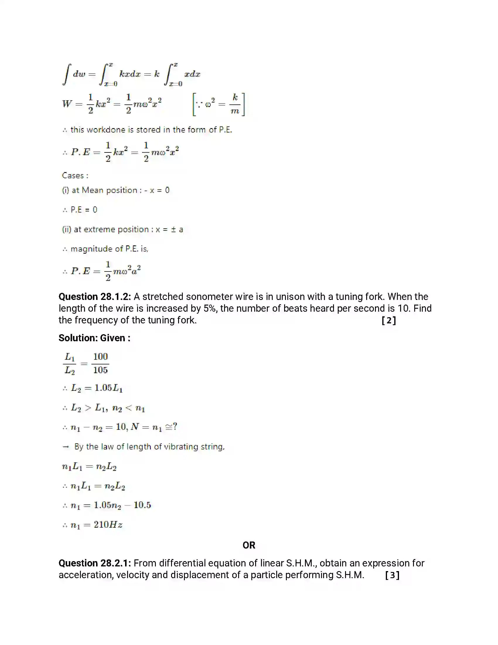 Maharashtra Board Class 12th 2019 Physics - Feb 2019 - Set-1 Previous Year Paper 23
