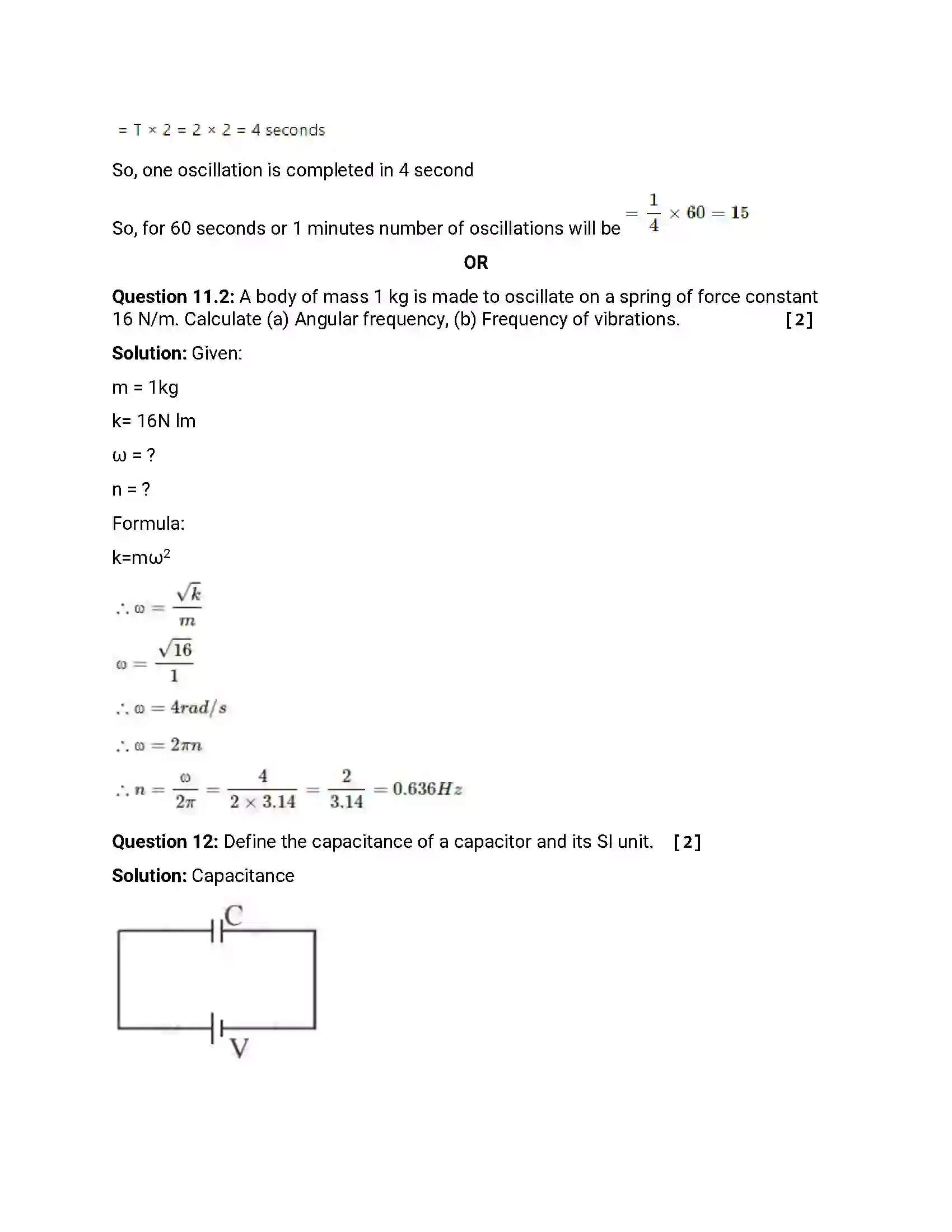 Maharashtra Board Class 12th 2019 Physics - Feb 2019 - Set-1 Previous Year Paper 6