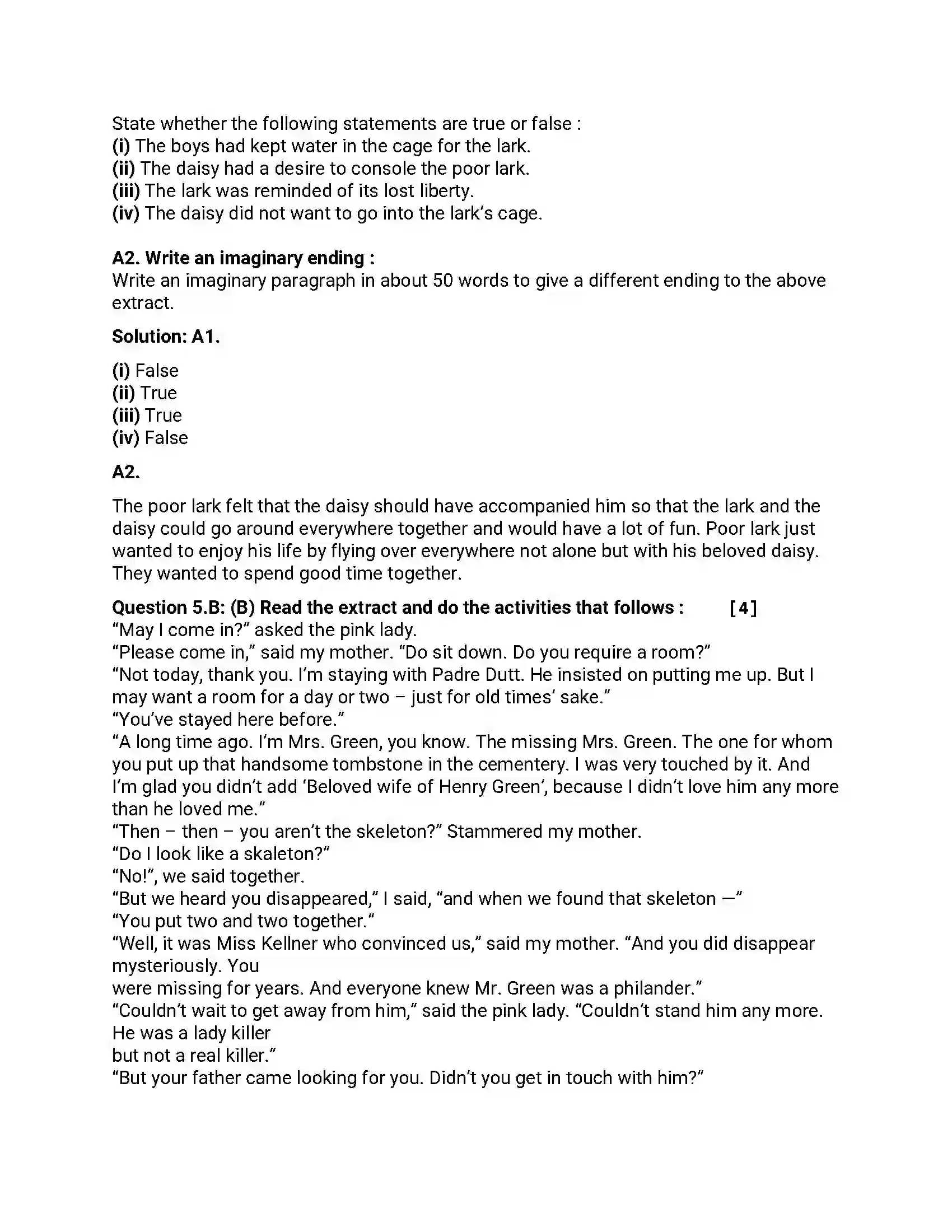 Maharashtra Board Class 12th 2019 English - Feb 2019 - Set-A Previous Year Paper 13