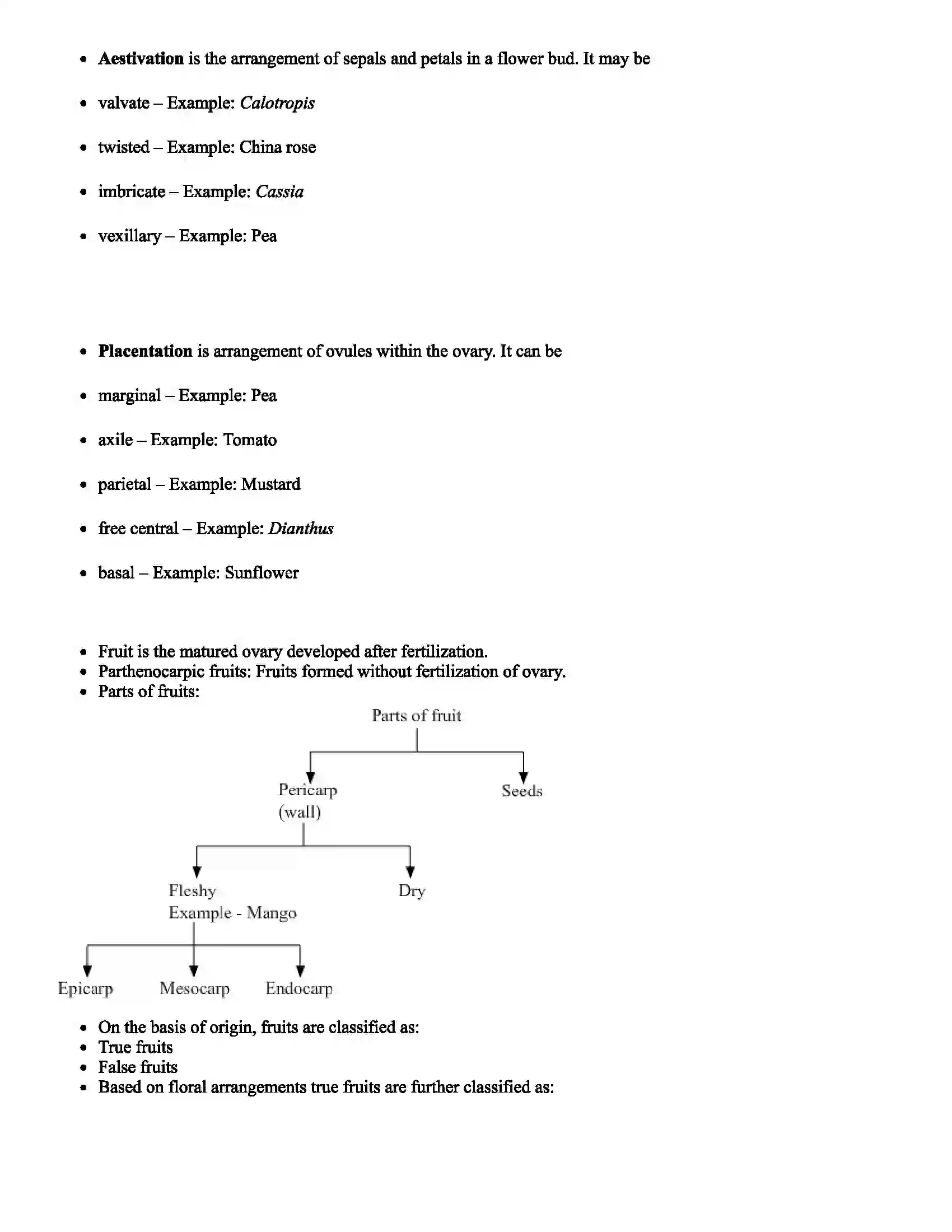 Maharashtra Board Class 11th Biology Morphology of Flowering Plants Revision Note 4