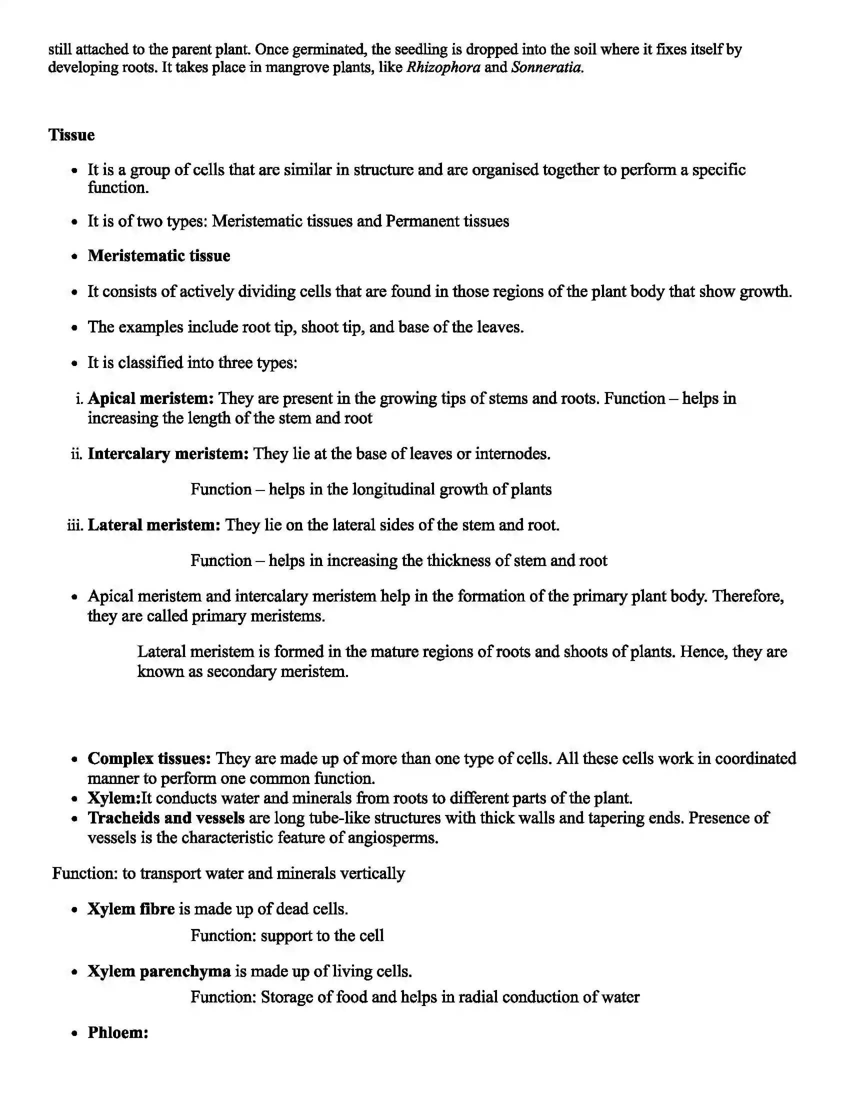 Maharashtra Board Class 11th Biology Morphology of Flowering Plants Revision Note 6