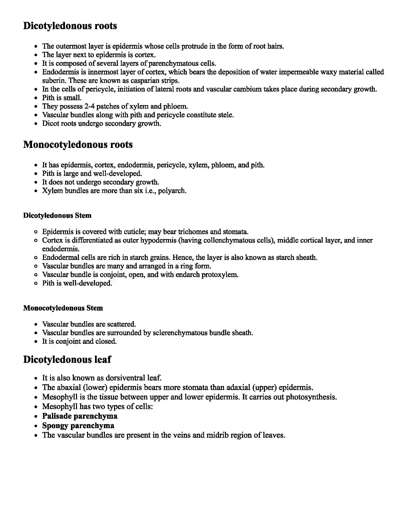 Maharashtra Board Class 11th Biology Morphology of Flowering Plants Revision Note 8
