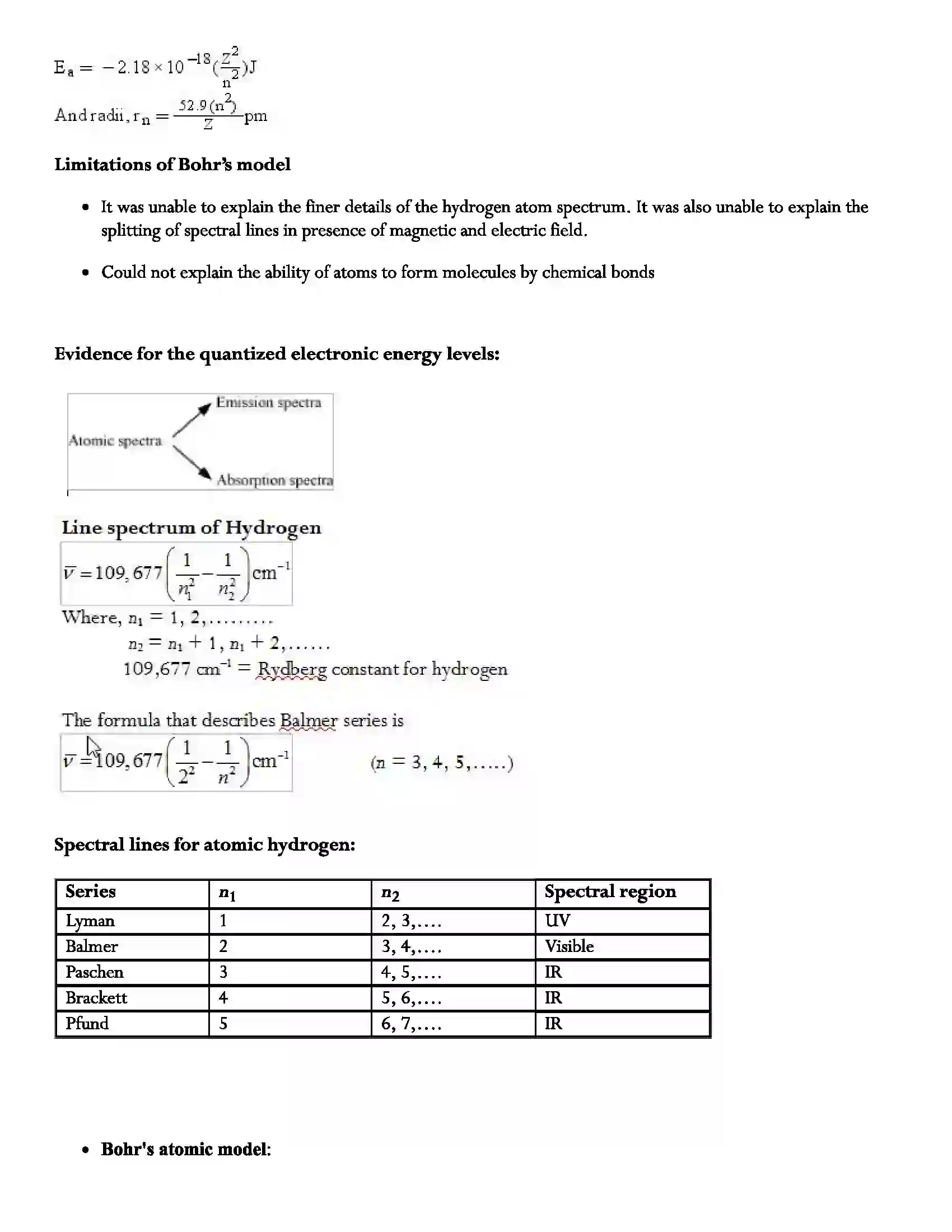 Maharashtra Board Class 11th Chemistry Structure of Atom Revision Note 3