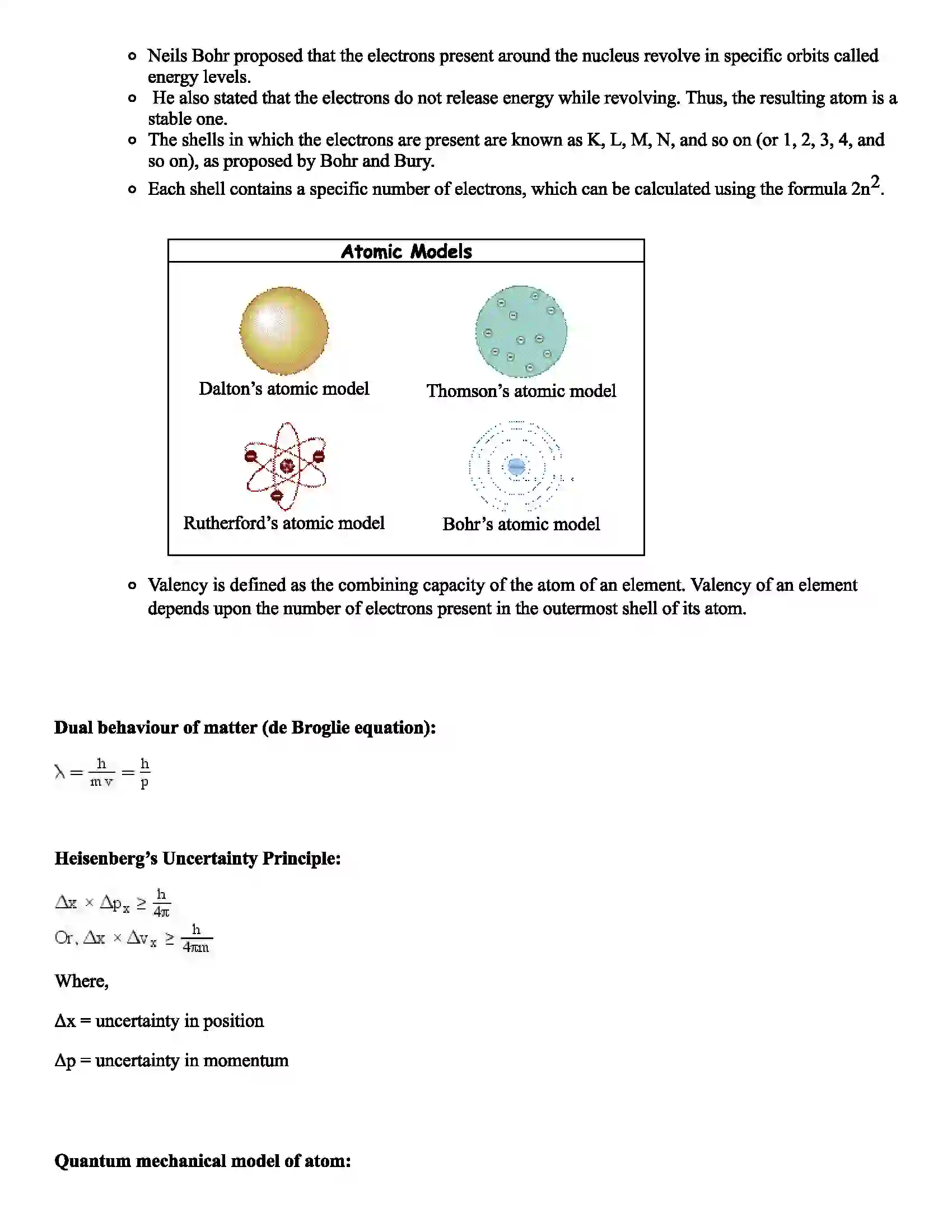Maharashtra Board Class 11th Chemistry Structure of Atom Revision Note 4