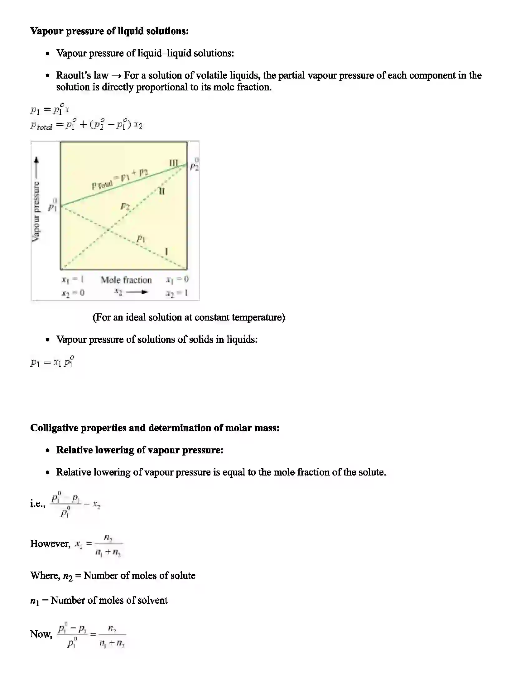 Maharashtra Board Class 12th Chemistry Solutions and Colligative Properties Revision Note 4