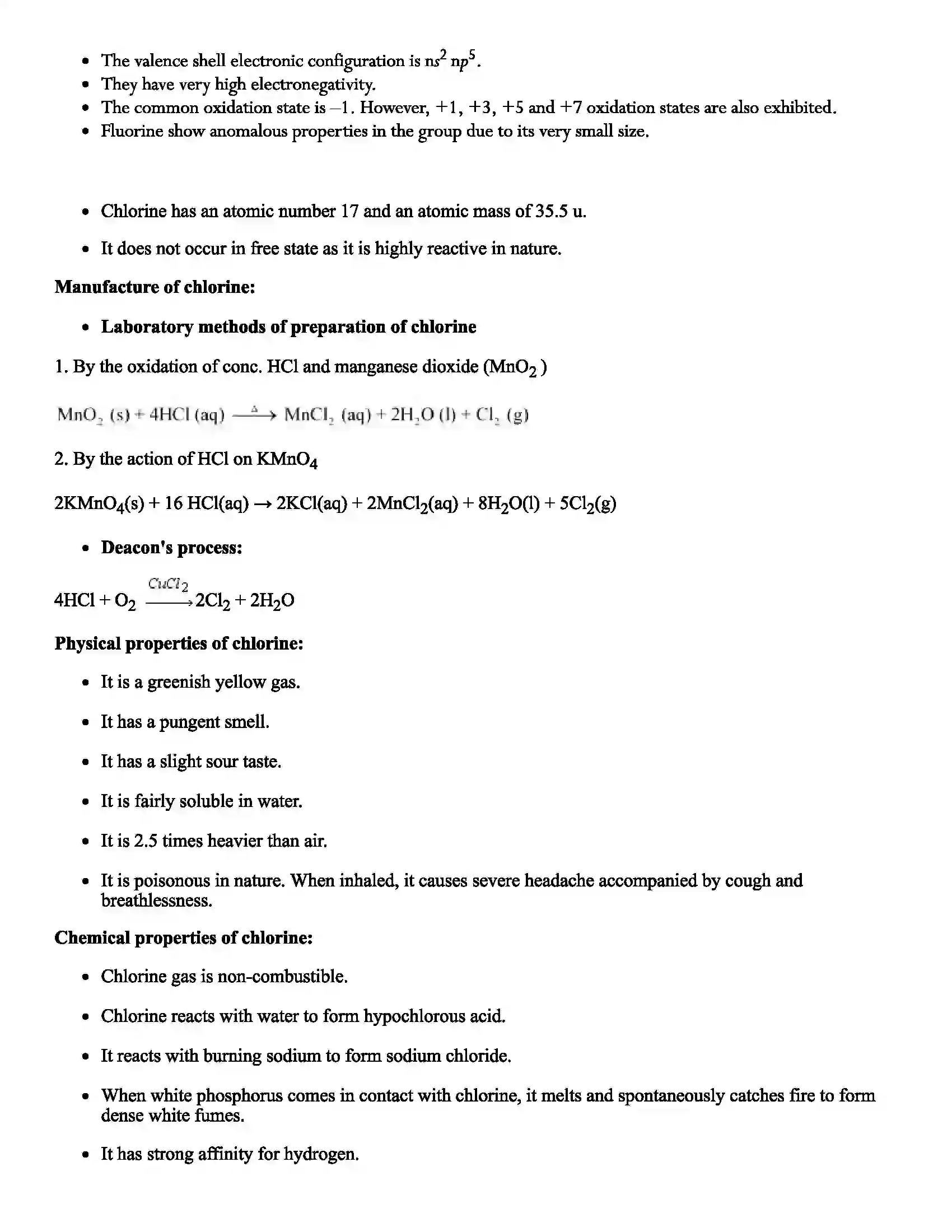 Maharashtra Board Class 12th Chemistry p-Block Elements Revision Note 5