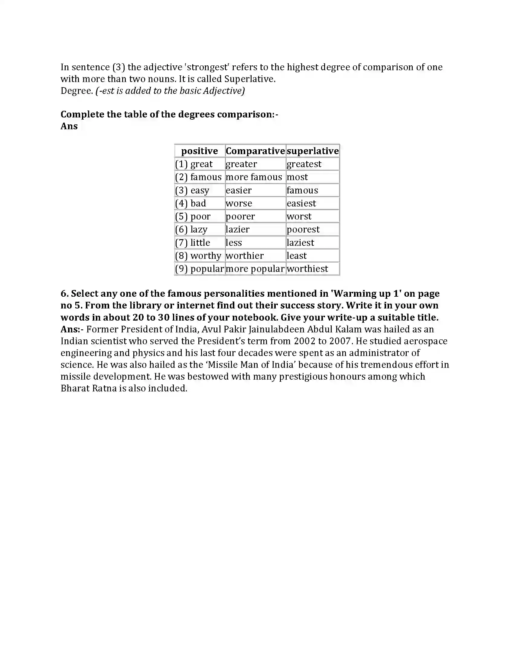 Maharashtra Board Class 8th English Bal Bharti 1.2 Dick Whittington and His Cat. Revision Note 5