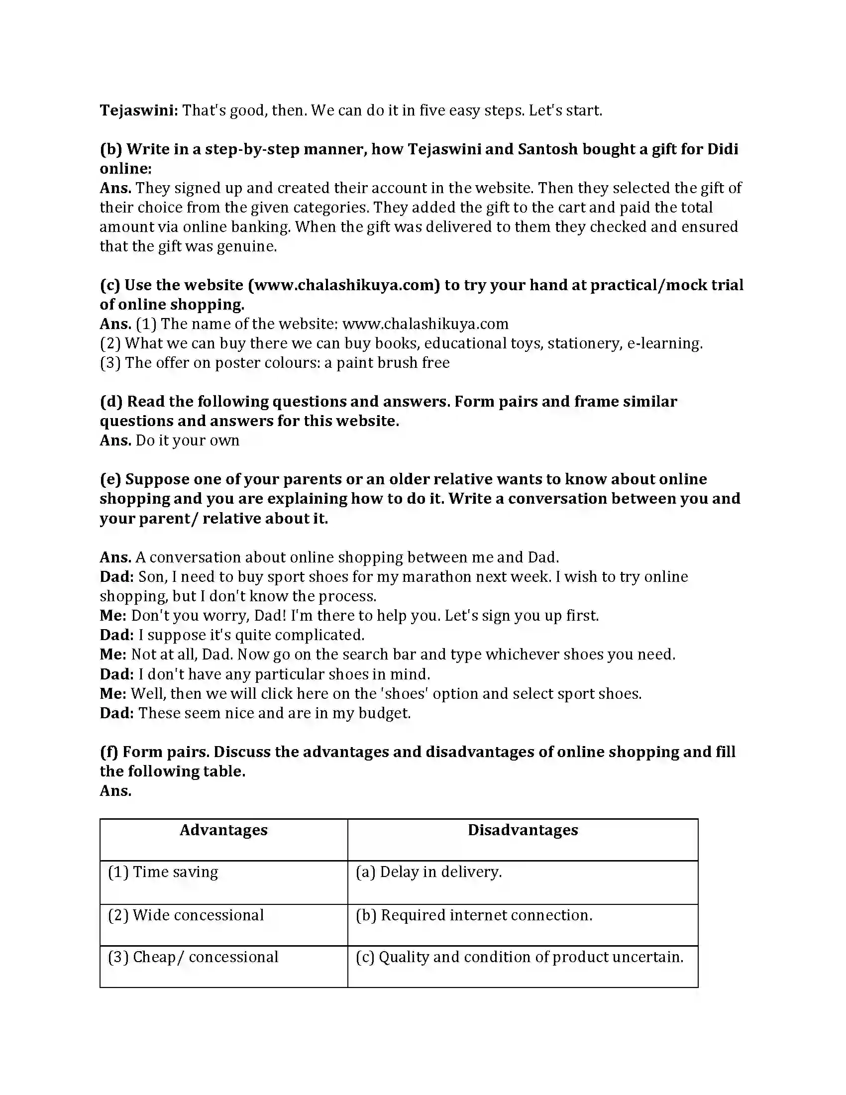 Maharashtra Board Class 9th My English Course Book 1.2 The Fun They Had Revision Note 6