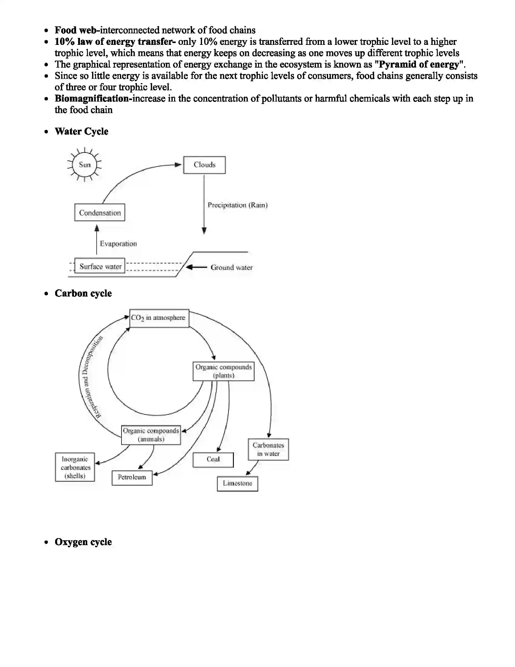 Maharashtra Board Class 9th Science Energy Flow in An Ecosystem Revision Note 2