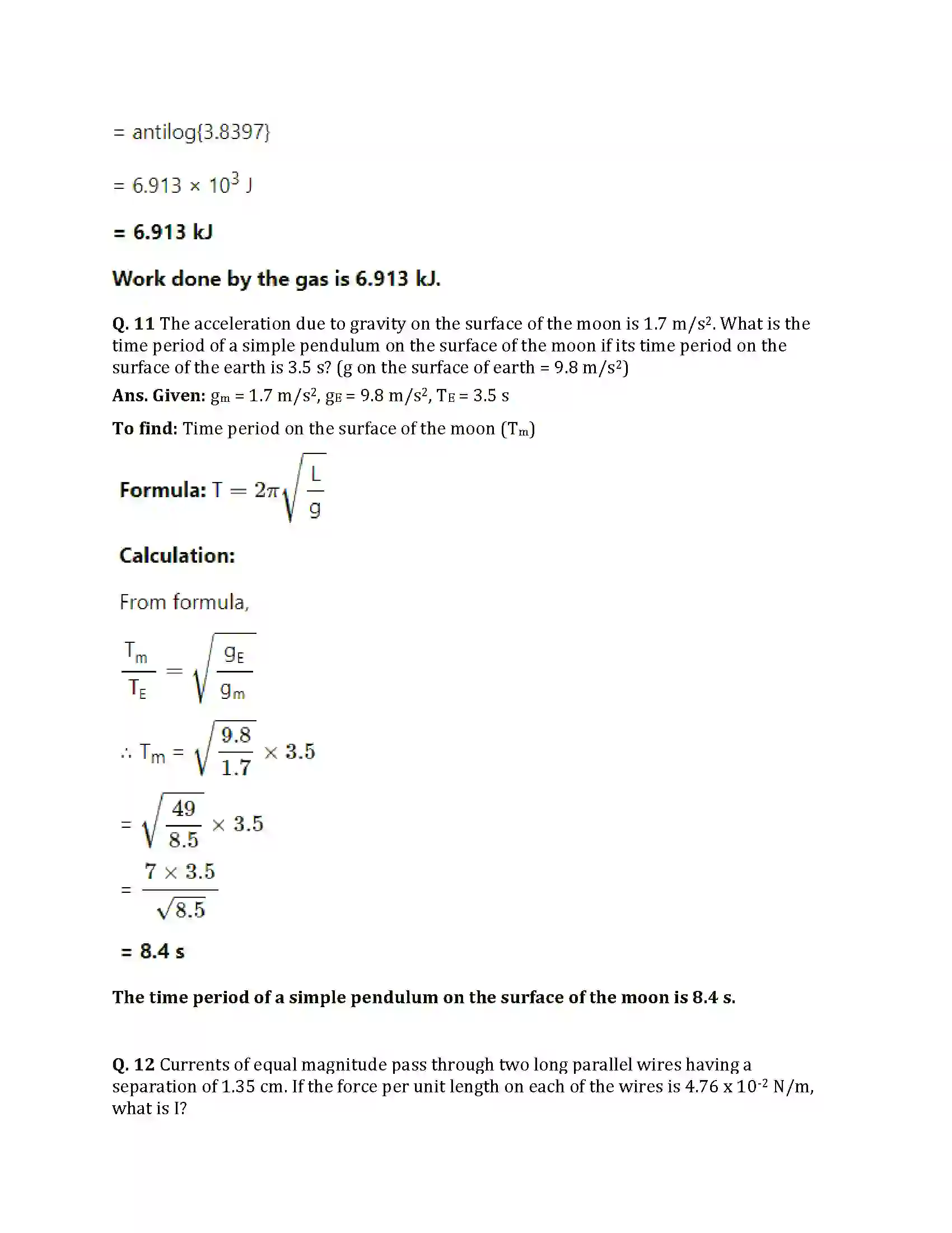 Maharashtra Board Class 12th 2021 Physics Sample Paper 8