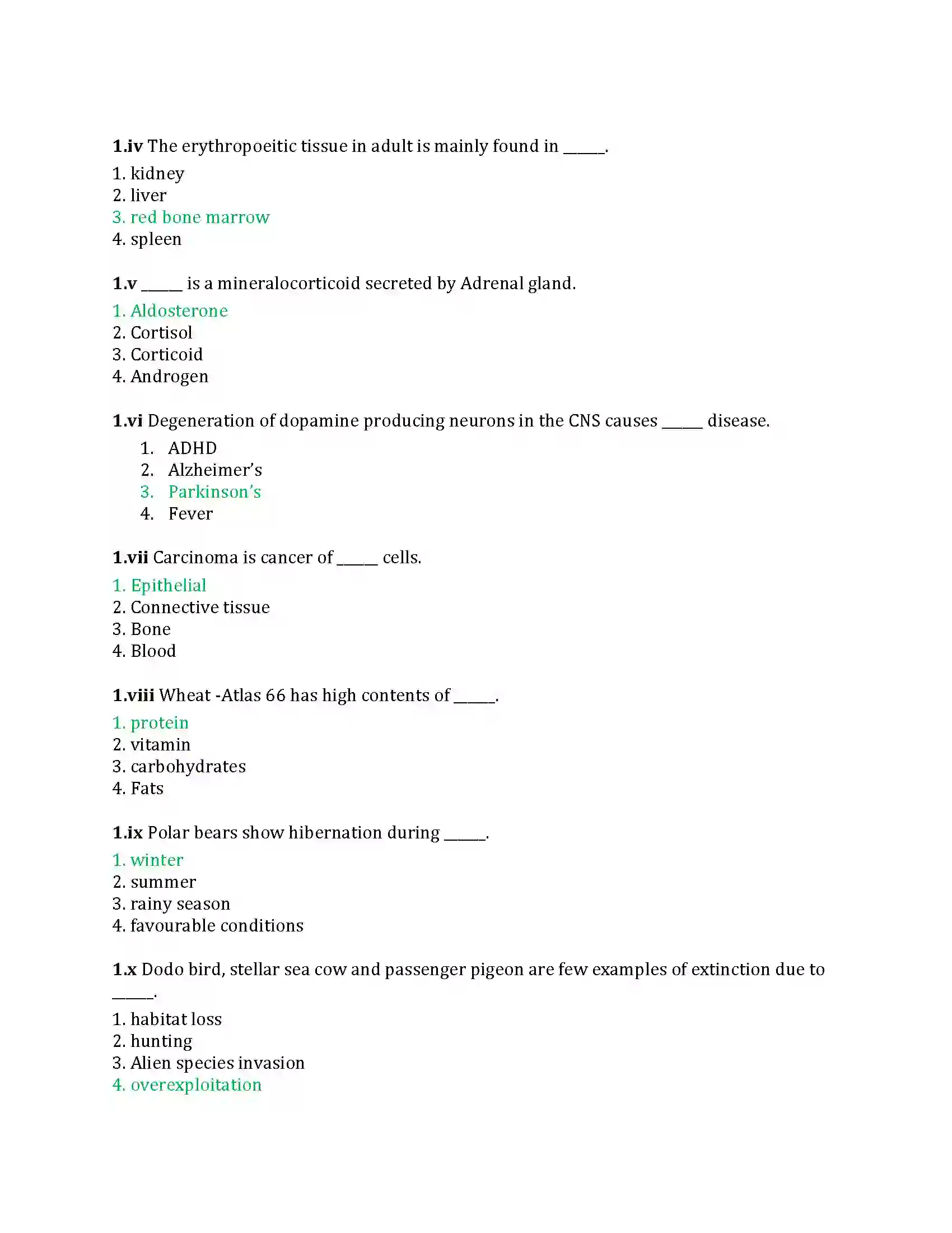 Maharashtra Board Class 12th 2021 Biology Sample Paper 2