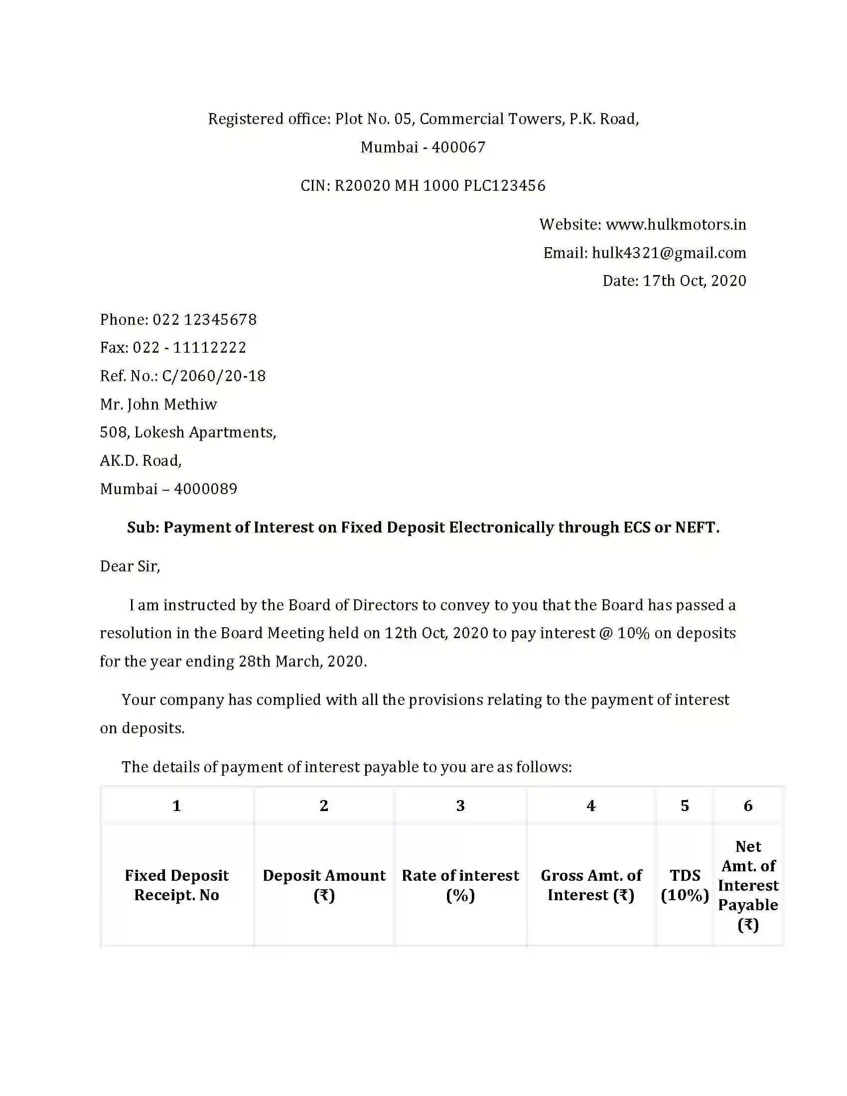 Maharashtra Board Class 12th 2021 Secretarial Practice Sample Paper 18