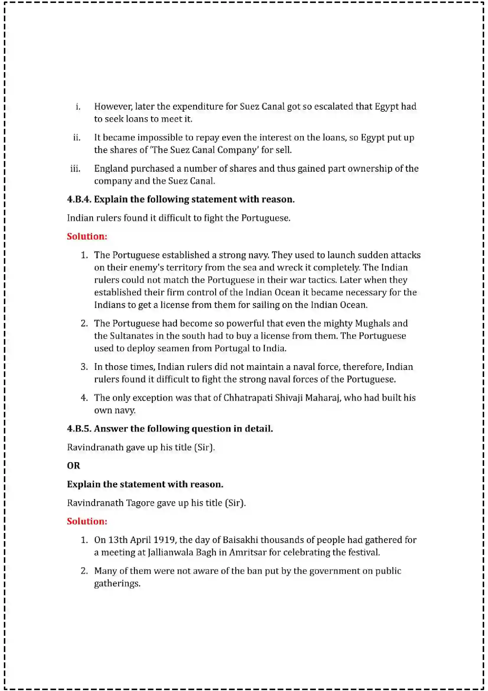 Maharashtra Board Class 12th 2025 History Set - 2 - Sample Paper 15