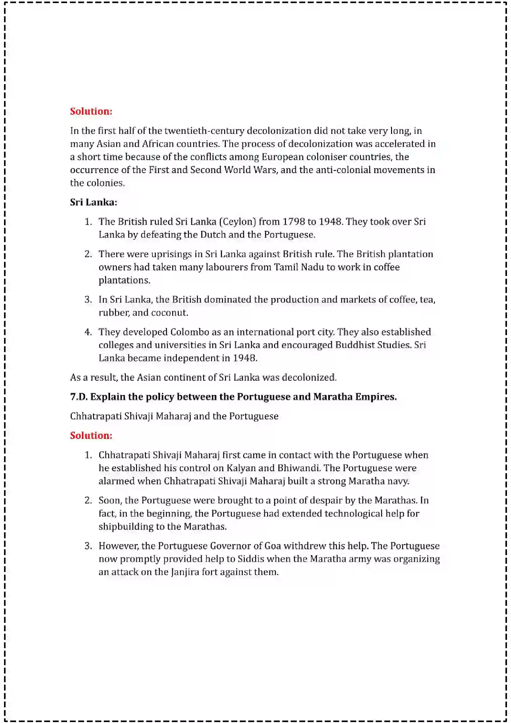 Maharashtra Board Class 12th 2025 History Set - 2 - Sample Paper 26