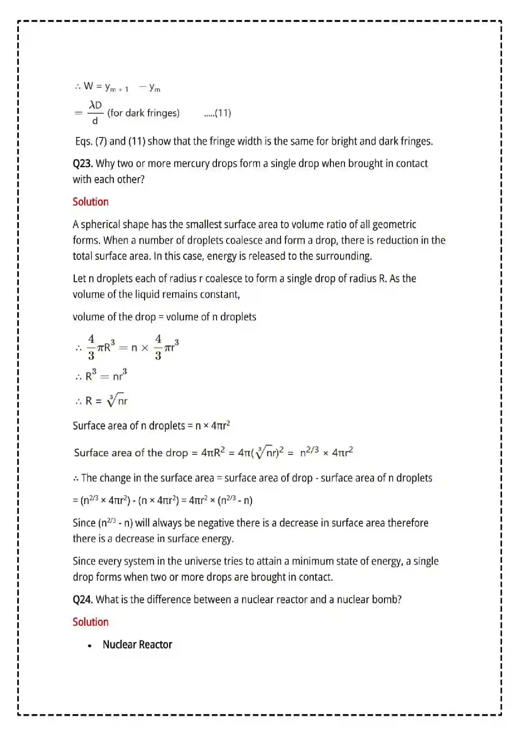 Maharashtra Board Class 12th 2025 Physics Set - 1 - Sample Paper 34