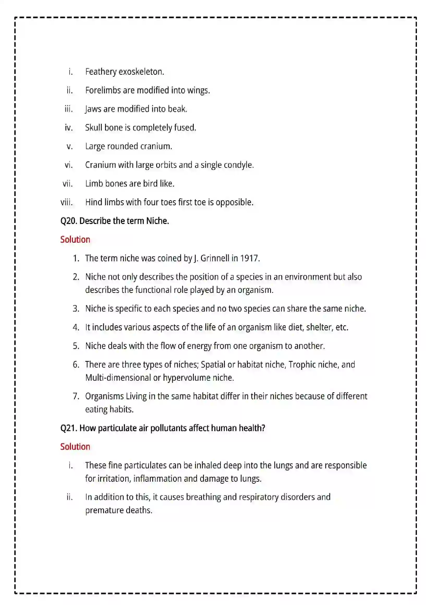 Maharashtra Board Class 12th 2025 Biology Set - 1 - Sample Paper 15