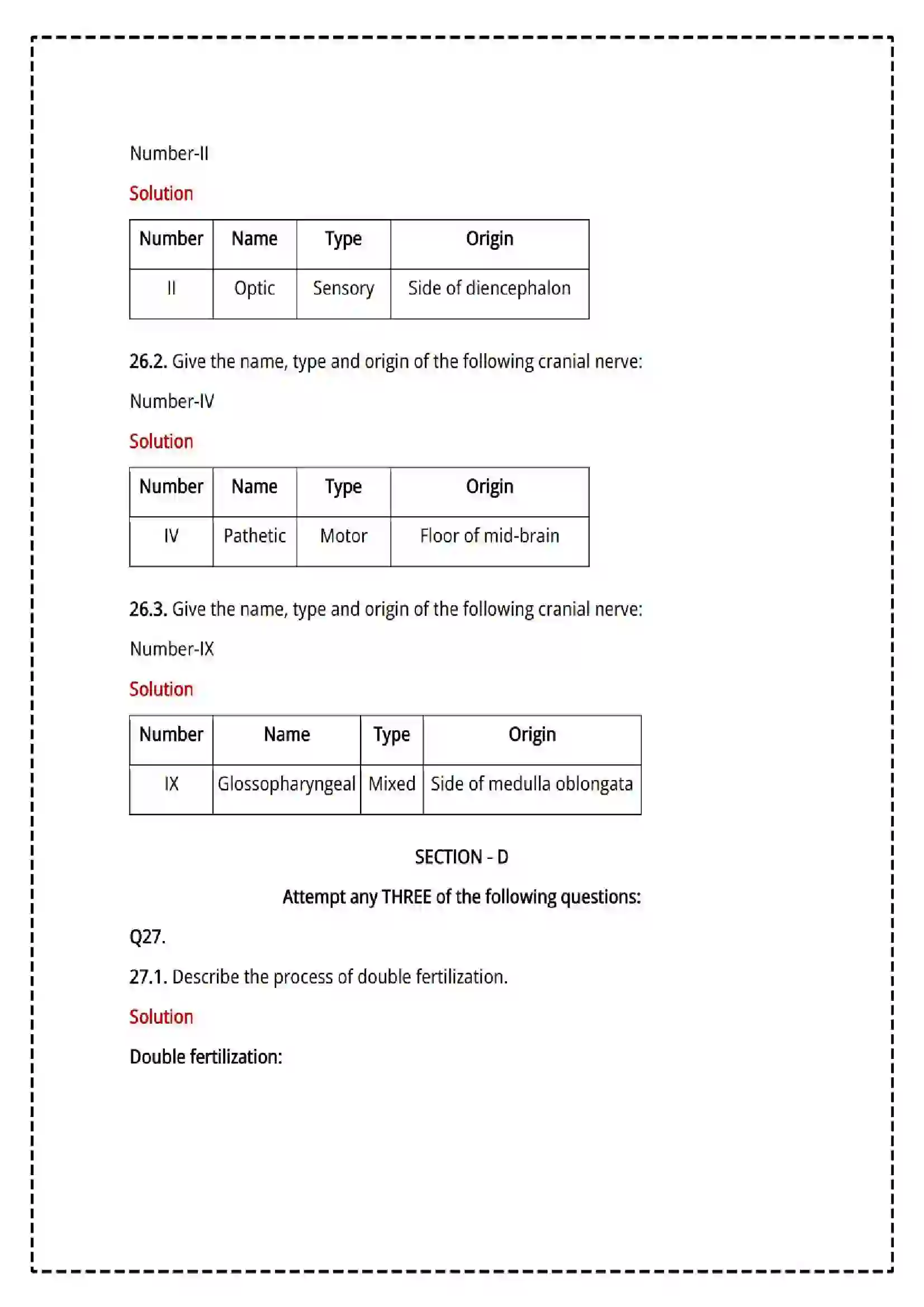 Maharashtra Board Class 12th 2025 Biology Set - 1 - Sample Paper 19