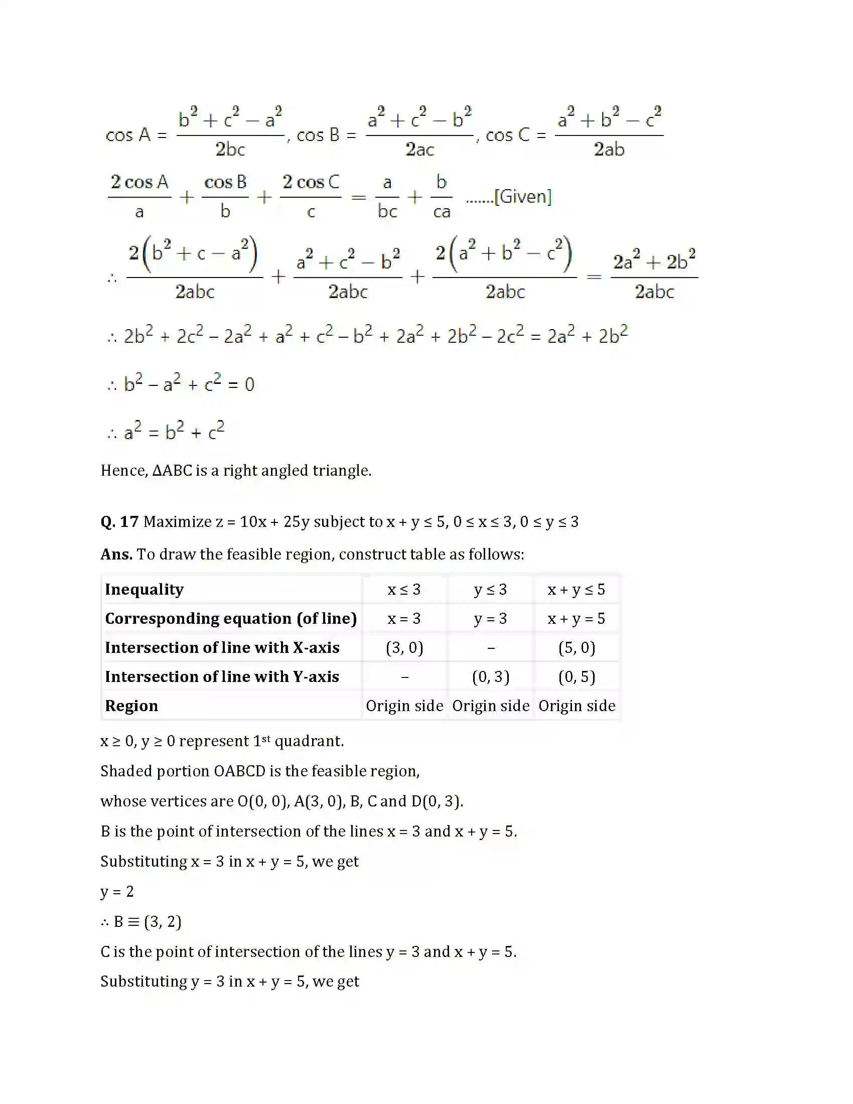 Maharashtra Board Class 12th 2025 Maths Sample Paper 14