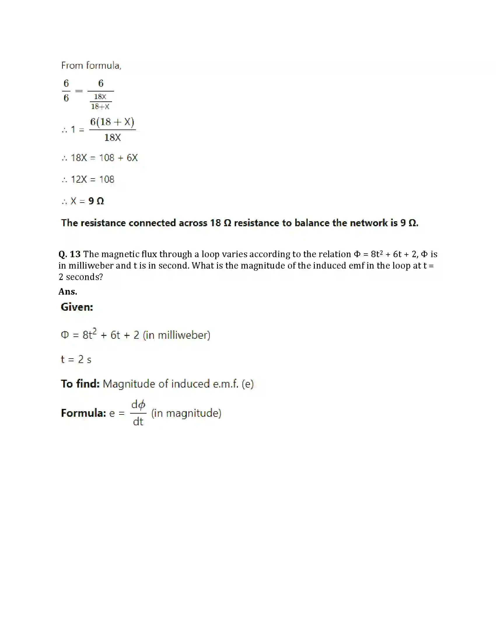 Maharashtra Board Class 12th 2025 Physics Sample Paper 9