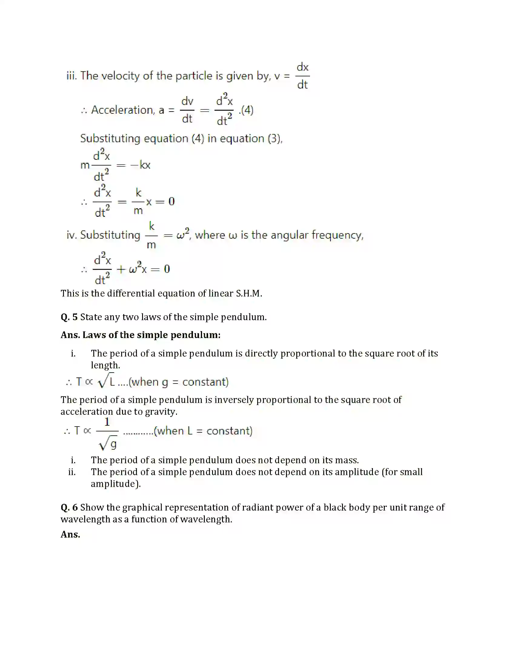 Maharashtra Board Class 12th 2025 Physics Set 1 Sample Paper 6