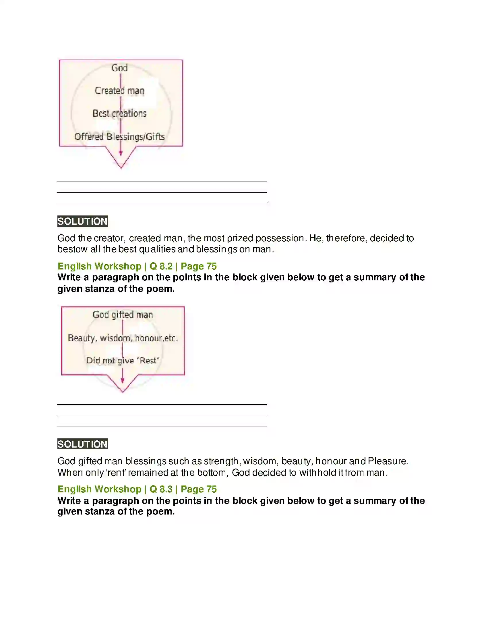 Maharashtra Board Class 10th Kumarbharati - English Medium 2.4 The Pulley Solution 12