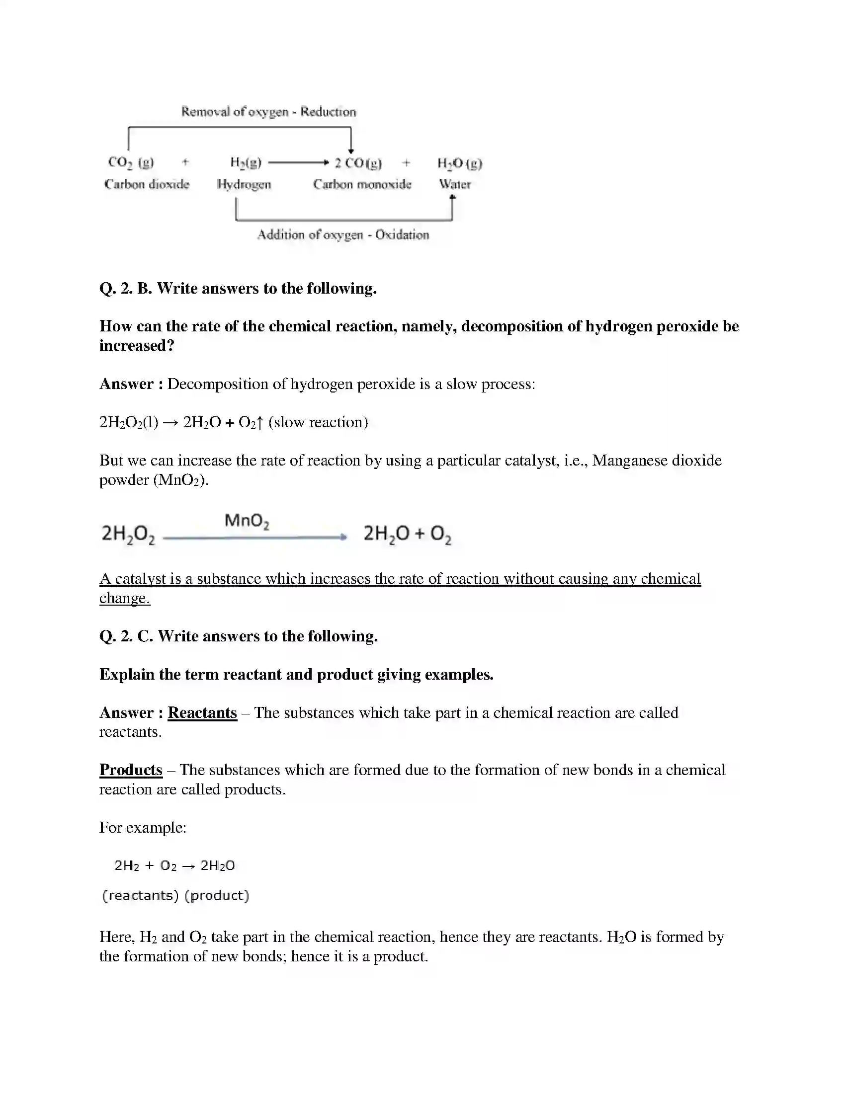 Maharashtra Board Class 10th Science & Technology-I - English Medium Chemical Reactions & Equations Solution 4