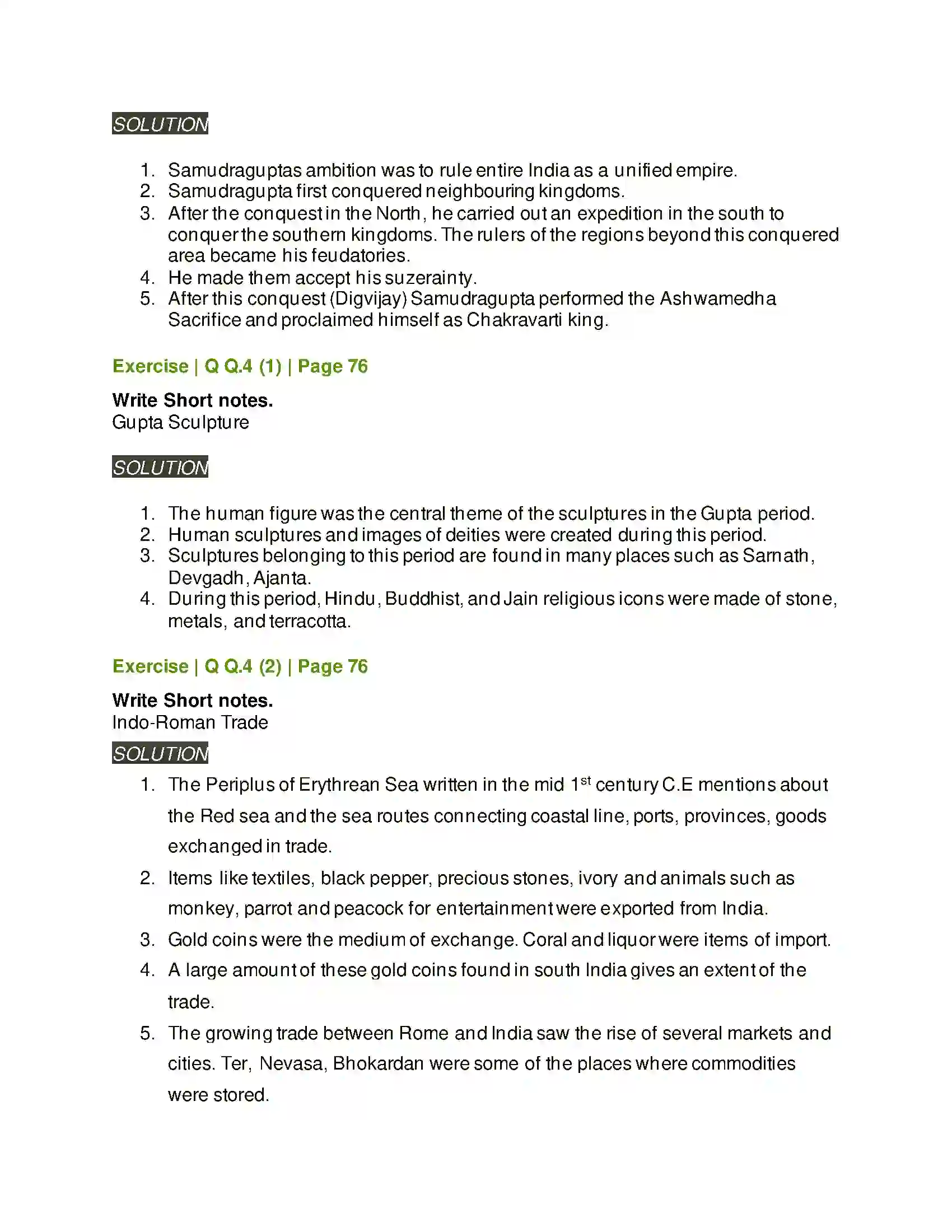 Maharashtra Board Class 11th History Changing Times Solution 3