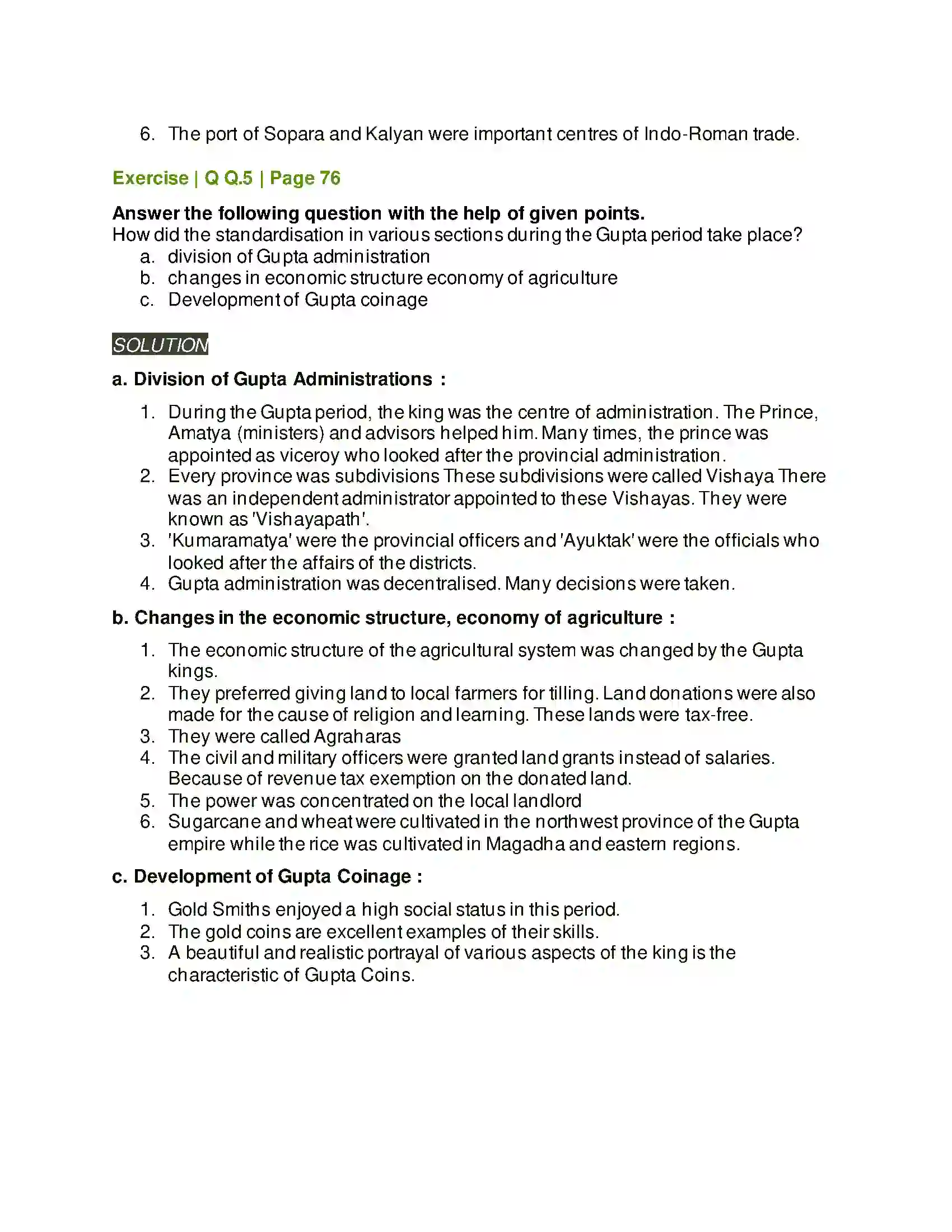 Maharashtra Board Class 11th History Changing Times Solution 4