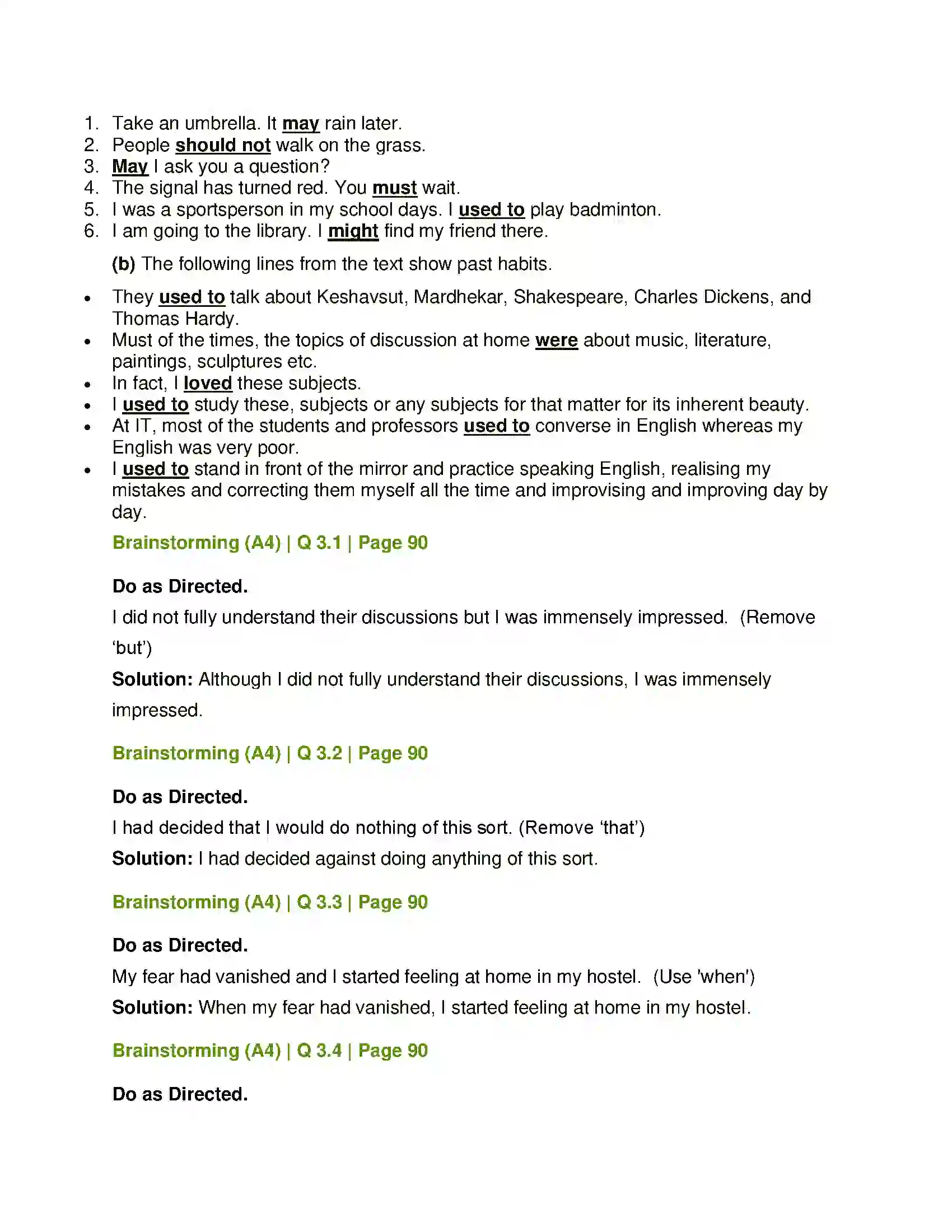 Maharashtra Board Class 12th English Voyaging Towards Excellence Solution 16