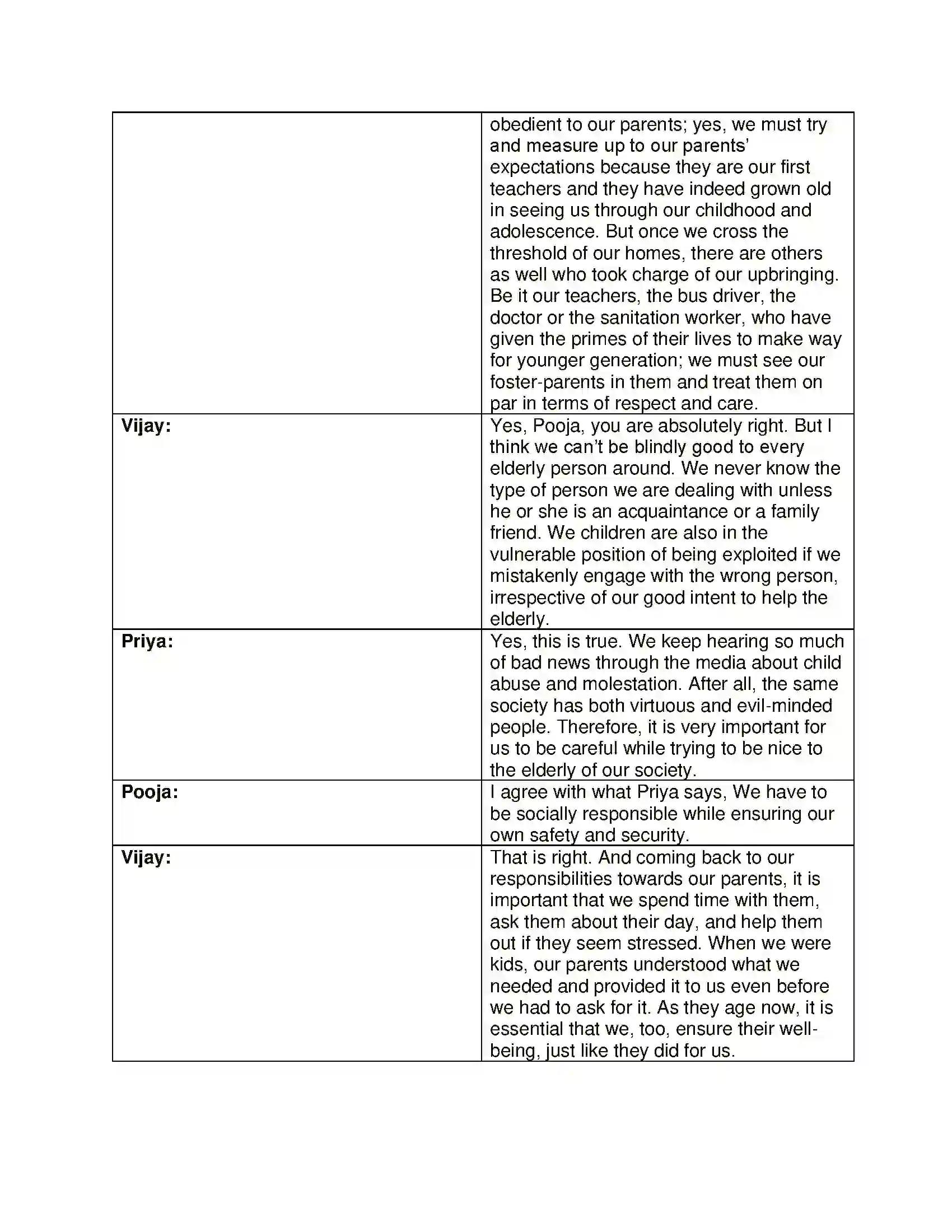 Maharashtra Board Class 12th English Father Returning Home Solution 11