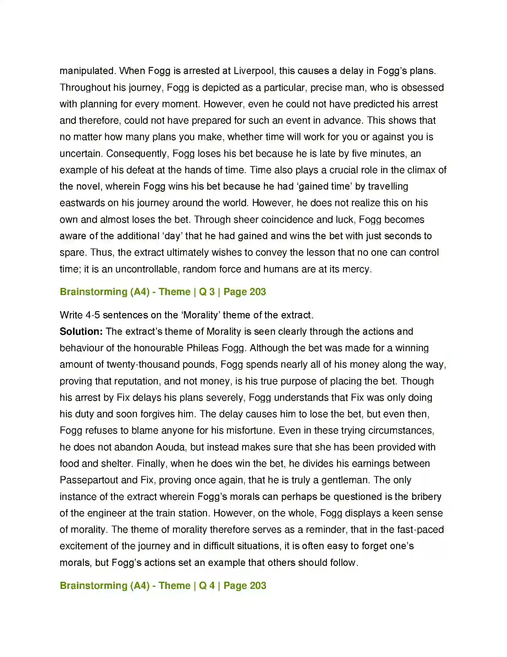 Maharashtra Board Class 12th English Around the World in Eighty Days Solution 11