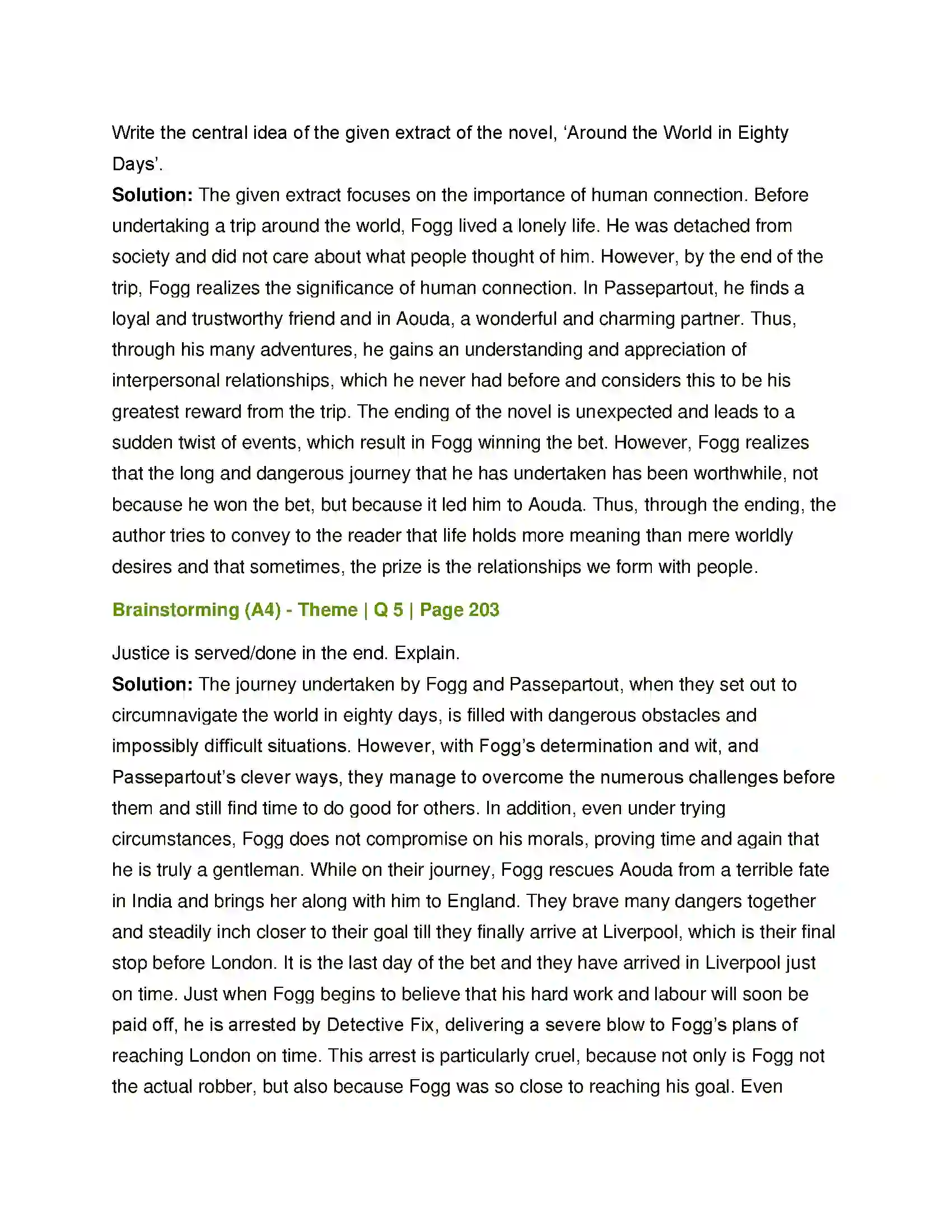 Maharashtra Board Class 12th English Around the World in Eighty Days Solution 12