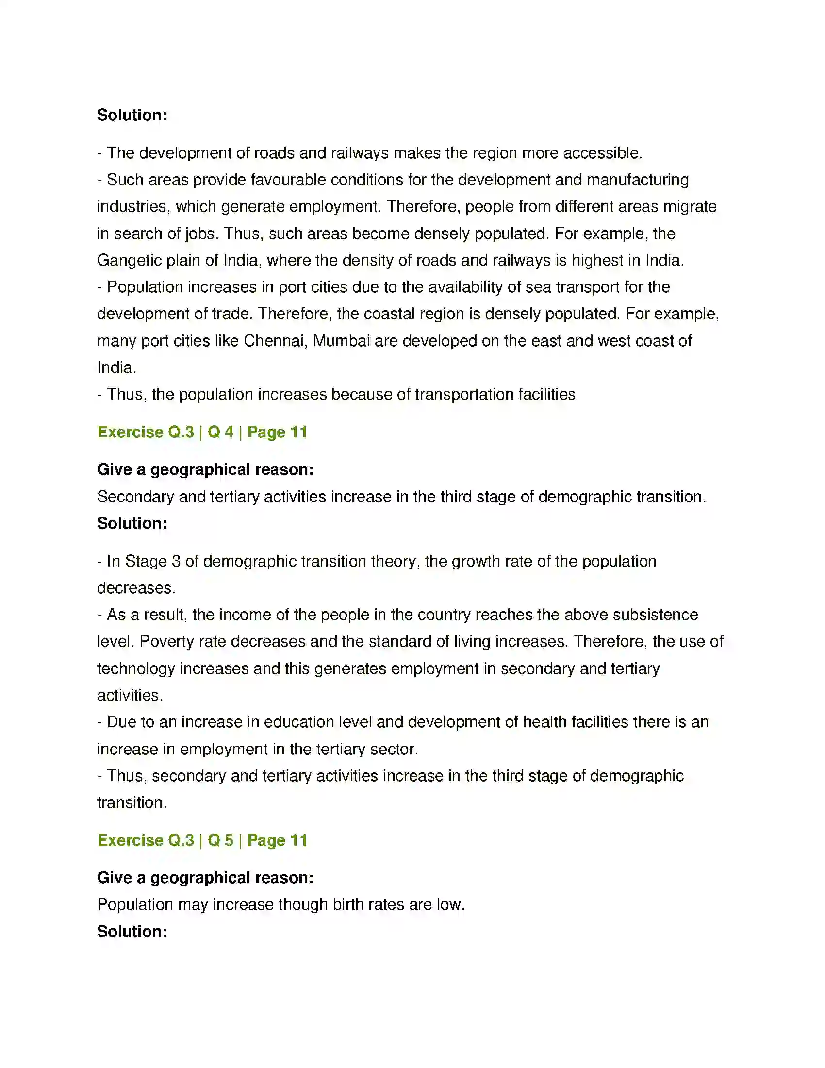 Maharashtra Board Class 12th Geography Population Part - 1 Solution 5