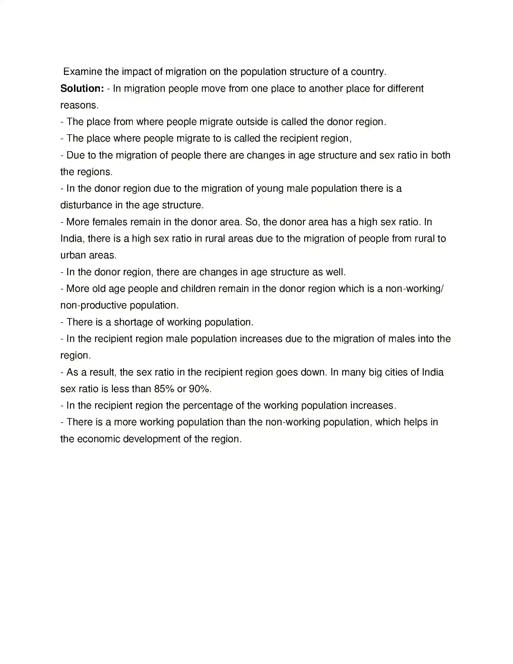 Maharashtra Board Class 12th Geography Population Part - 2 Solution 9