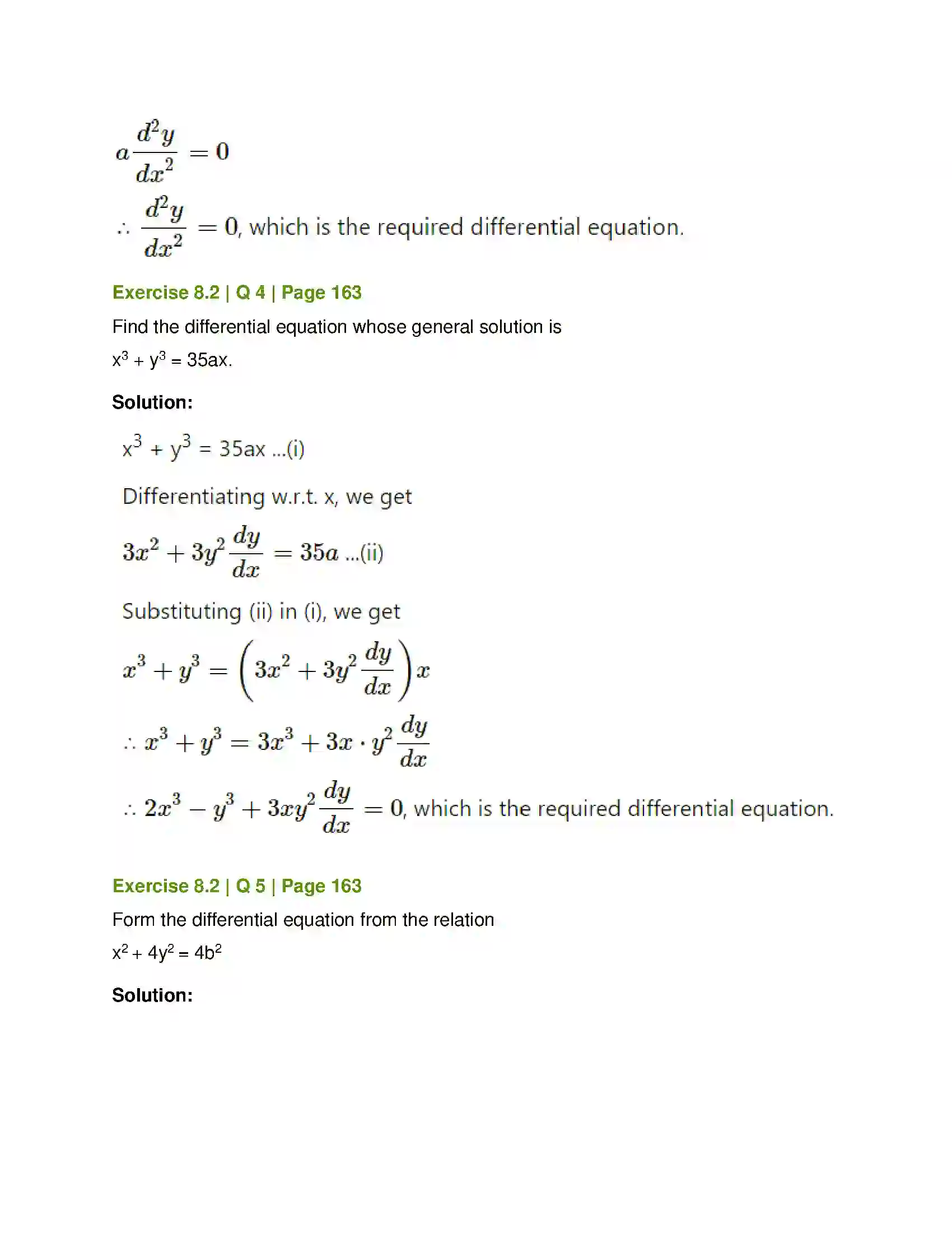 Maharashtra Board Class 12th Mathematics & Statistics-1 (Commerce) Differential Equation and Applications Solution 15