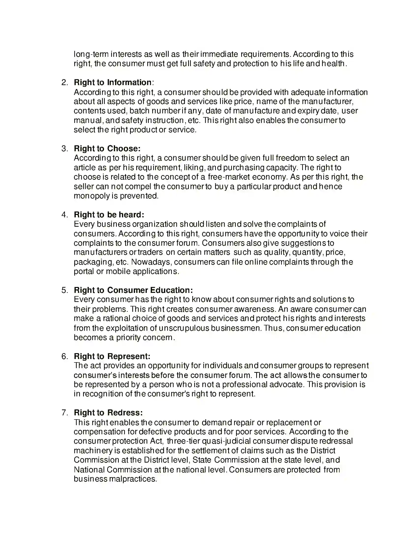 Maharashtra Board Class 12th Organisation of Commerce & Management Consumer Protection Solution 24