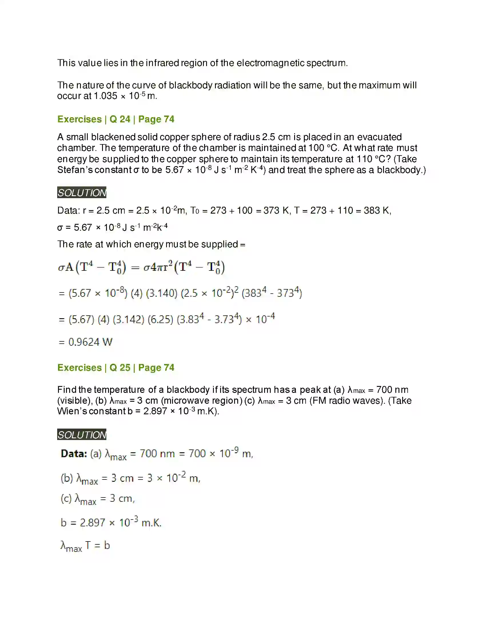 Maharashtra Board Class 12th Physics Kinetic Theory of Gases and Radiation Solution 19