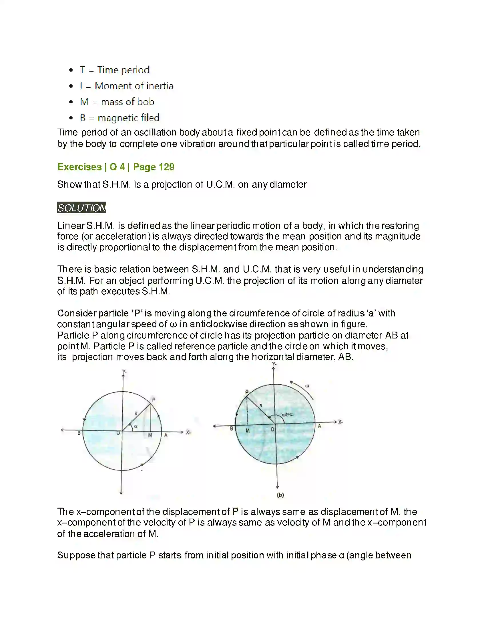Maharashtra Board Class 12th Physics Oscillations Solution 8